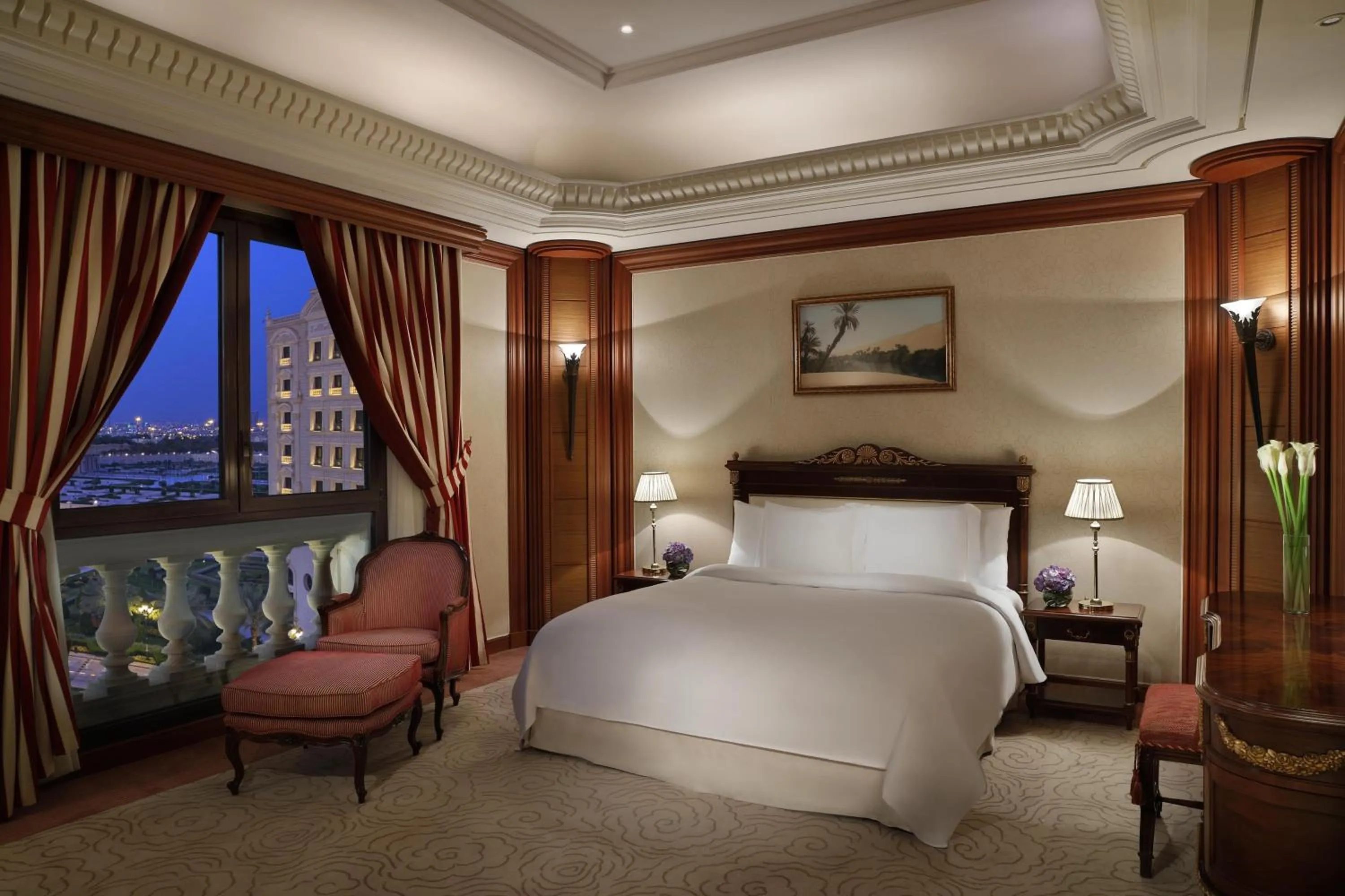 Bedroom, Bed in The Ritz-Carlton, Riyadh