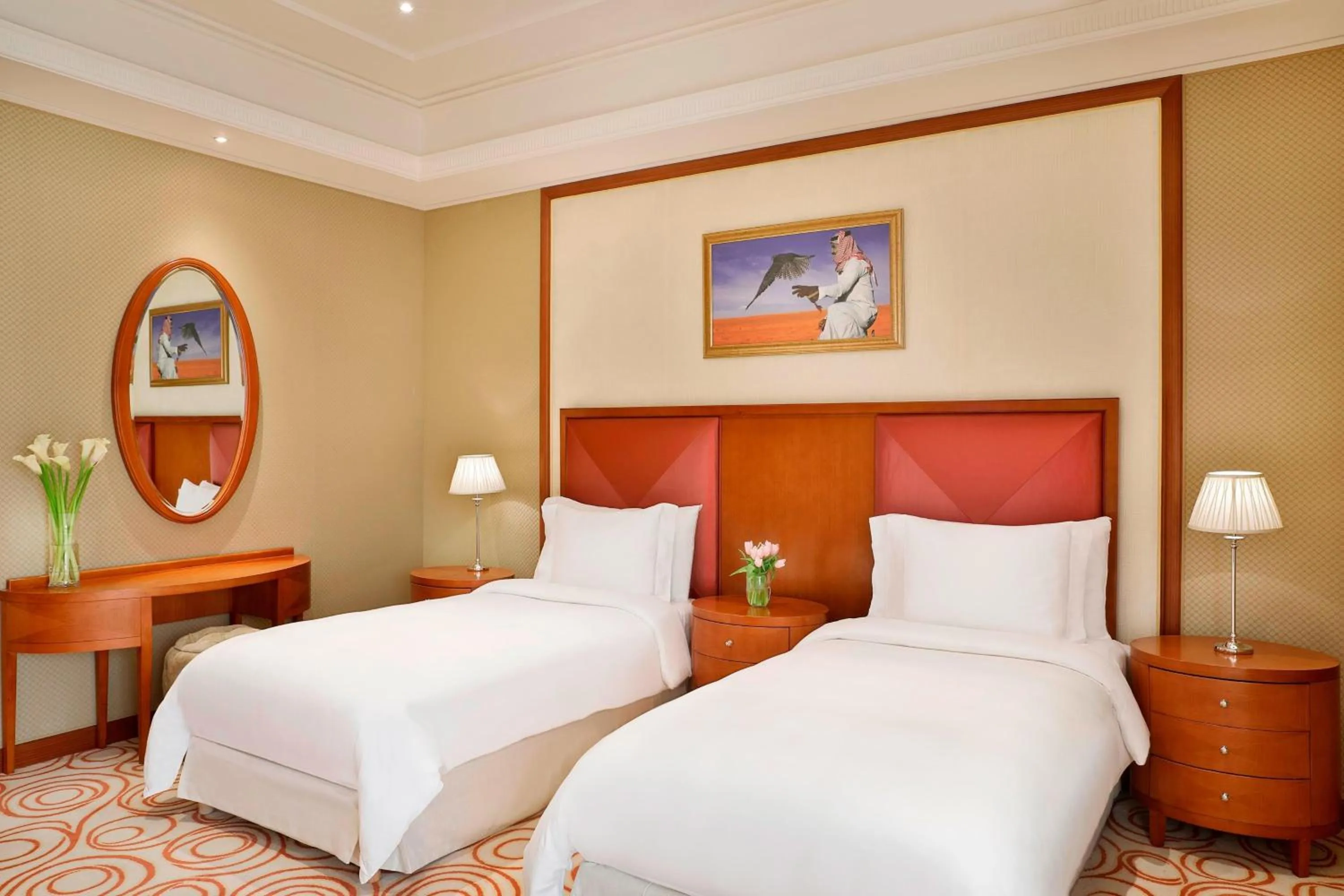 Bedroom, Bed in The Ritz-Carlton, Riyadh