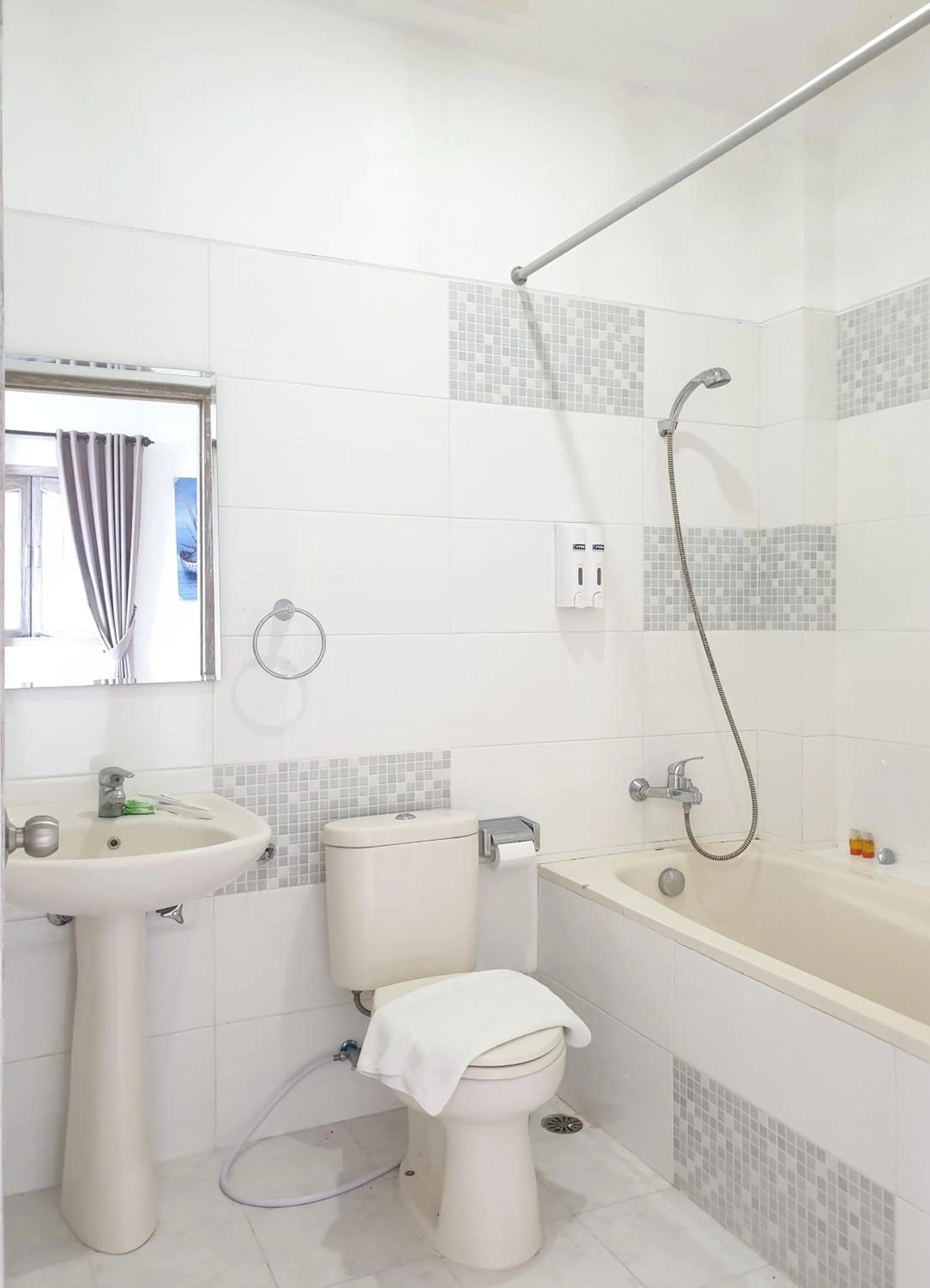 Bathroom in At The Beach Candidasa