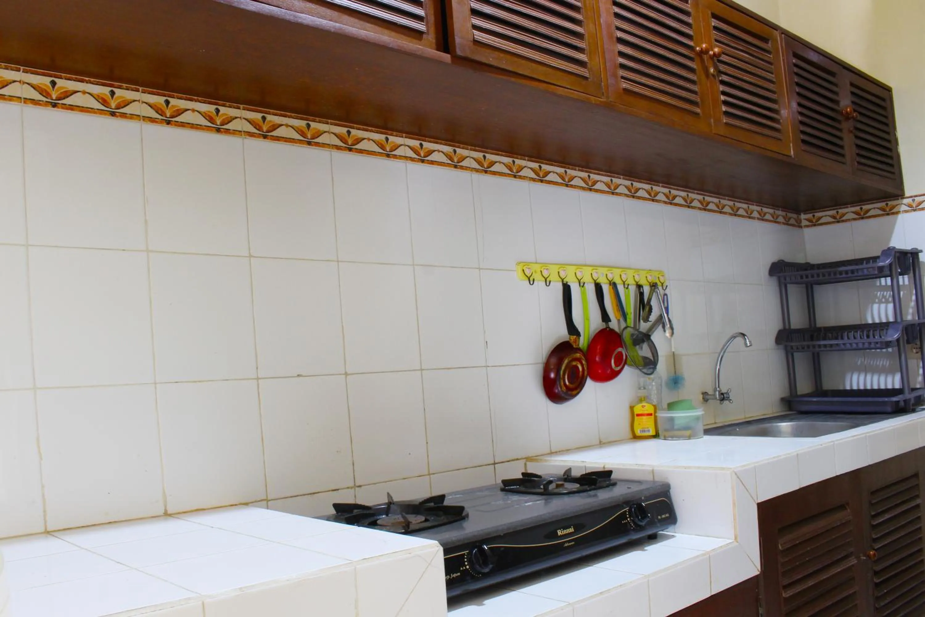 Kitchen or kitchenette in At The Beach Candidasa