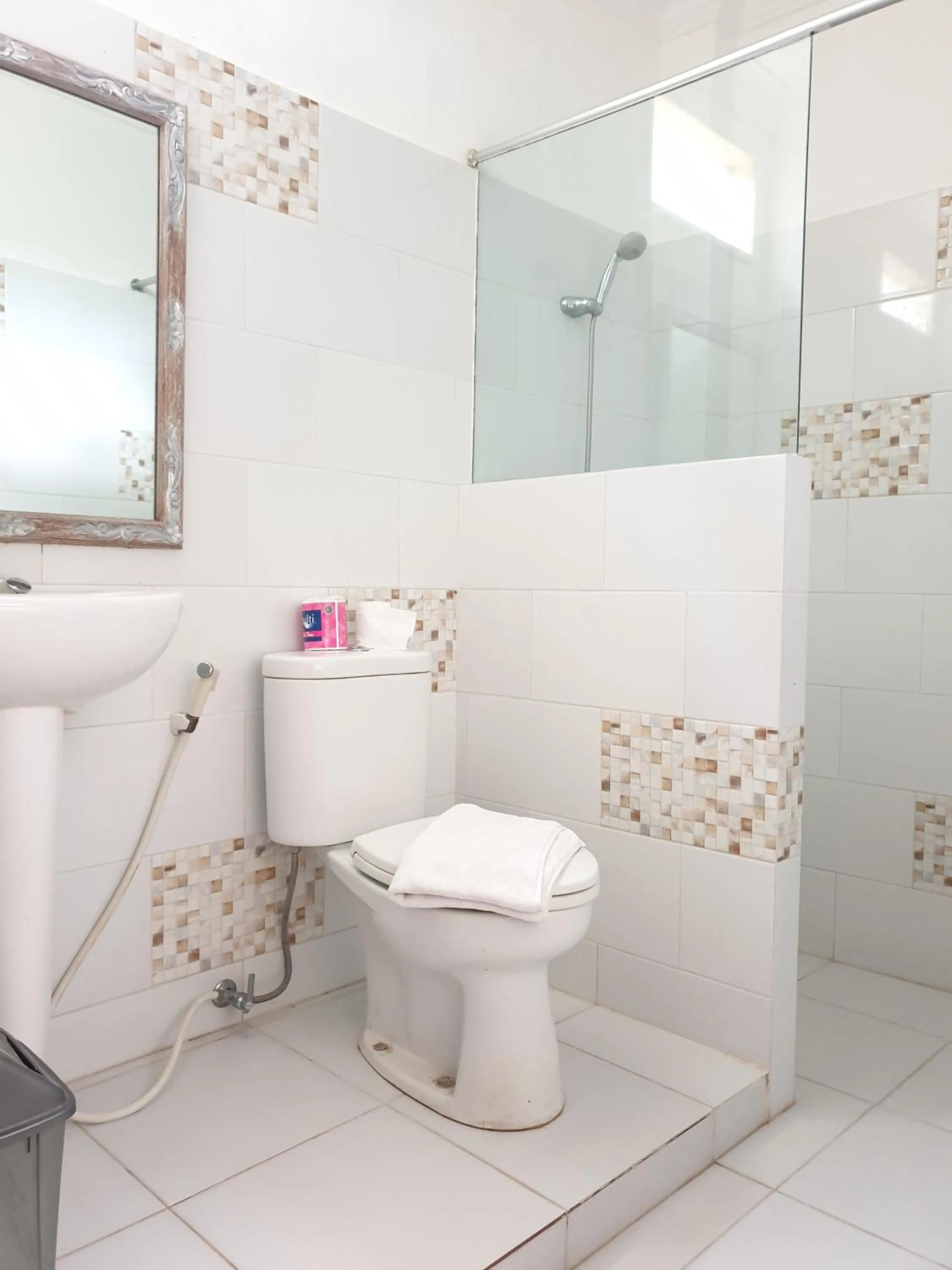 Bathroom in At The Beach Candidasa