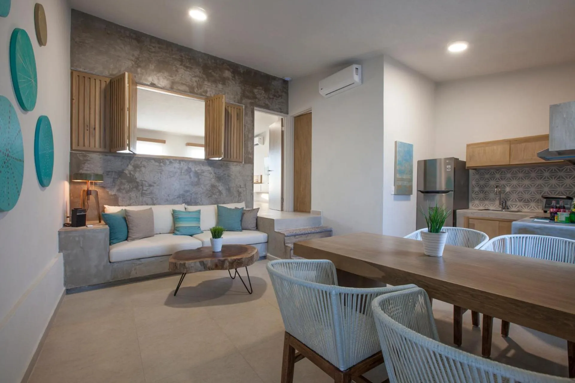 Kitchen or kitchenette in Casa al Mar