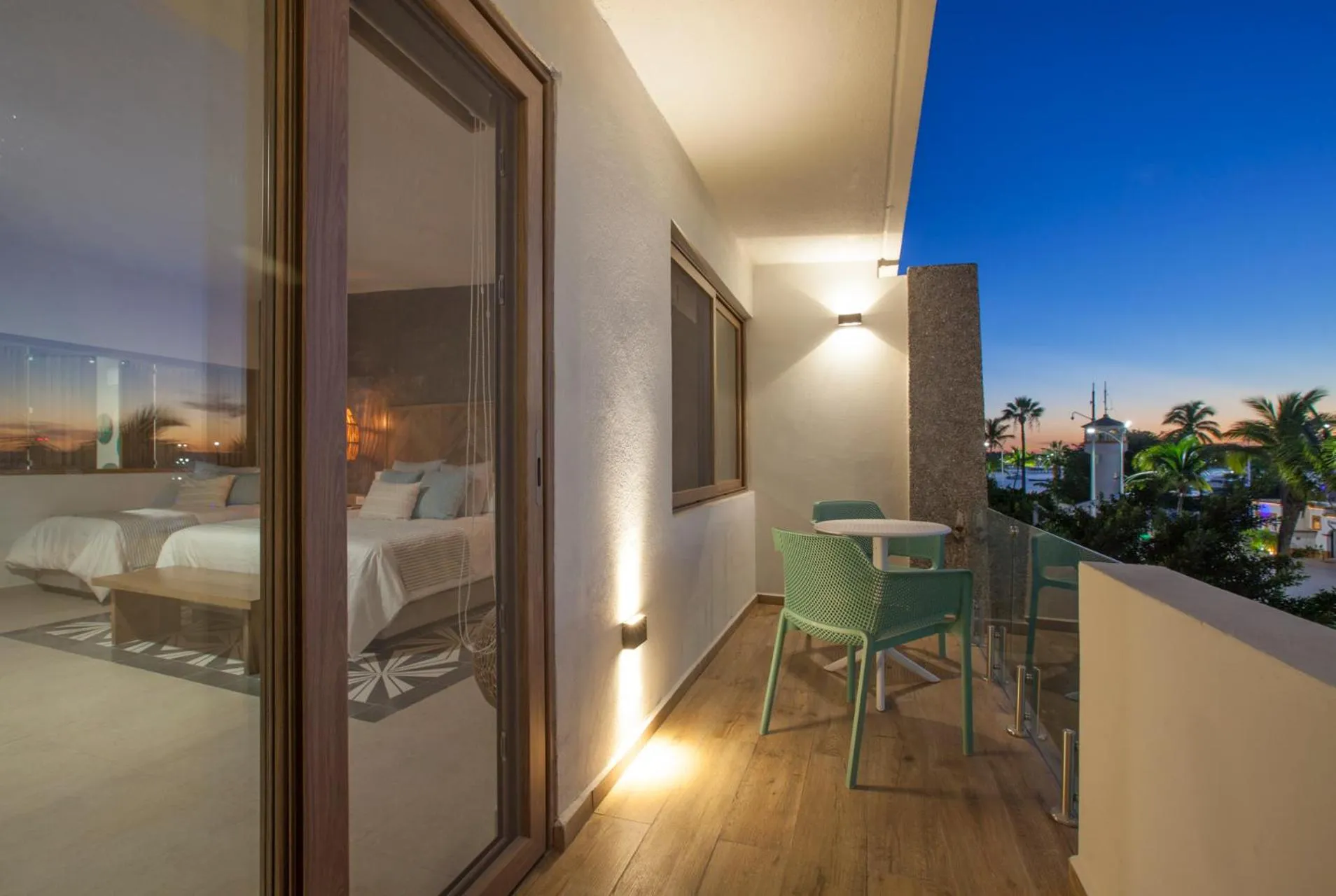 Balcony/Terrace, Bed in Casa al Mar