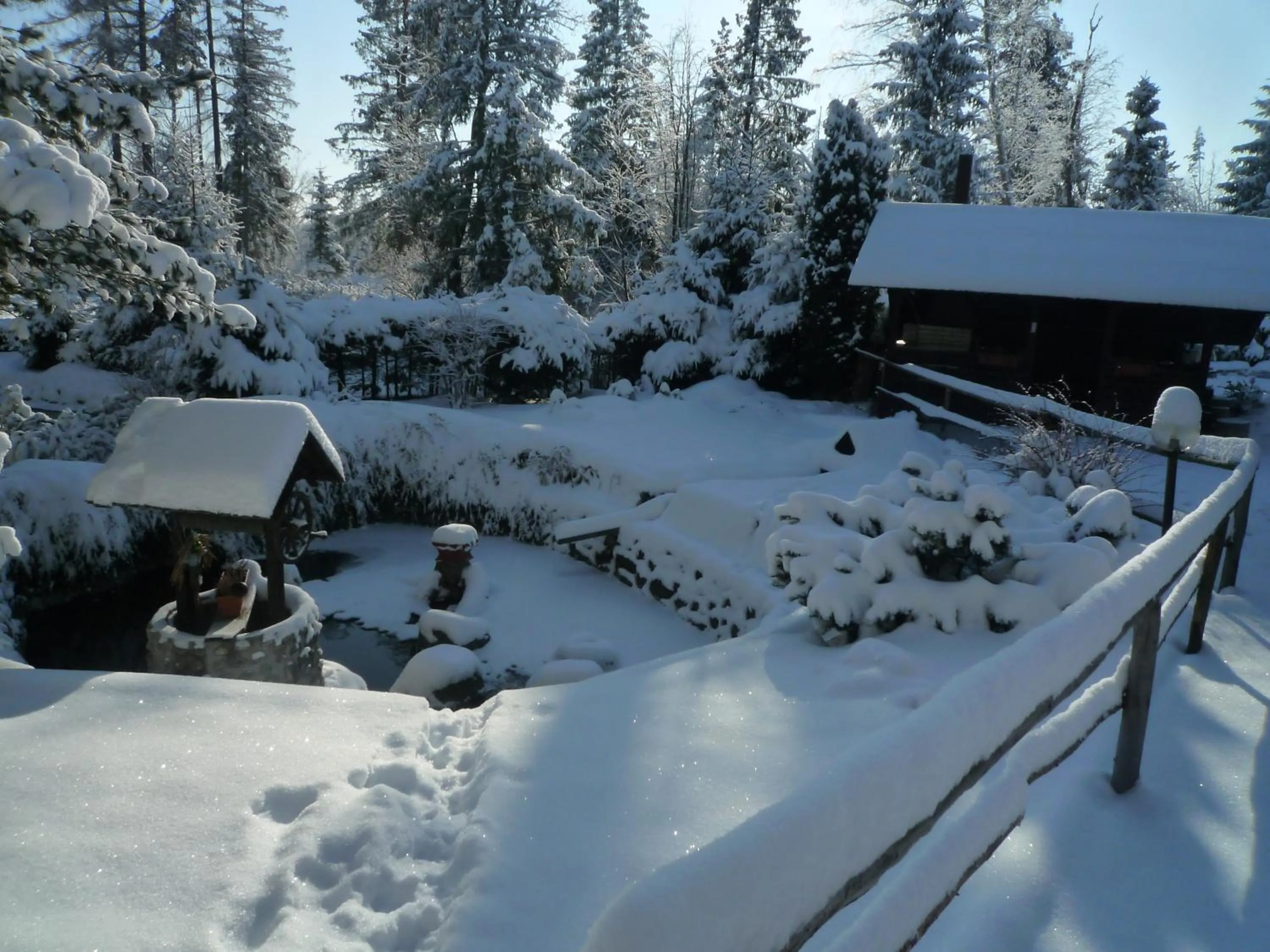 Natural landscape in Penzion Pažický