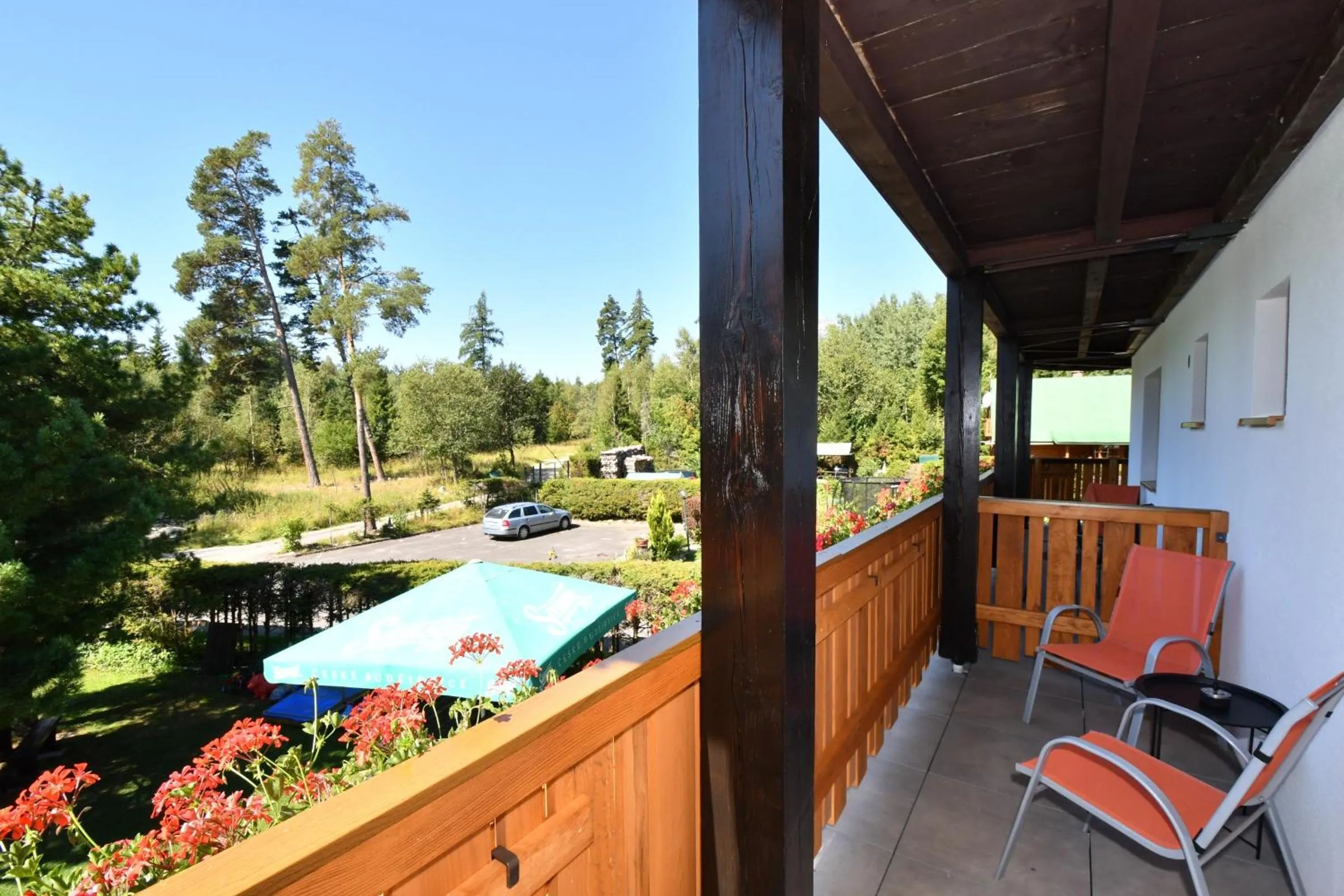 Balcony/Terrace in Penzion Pažický