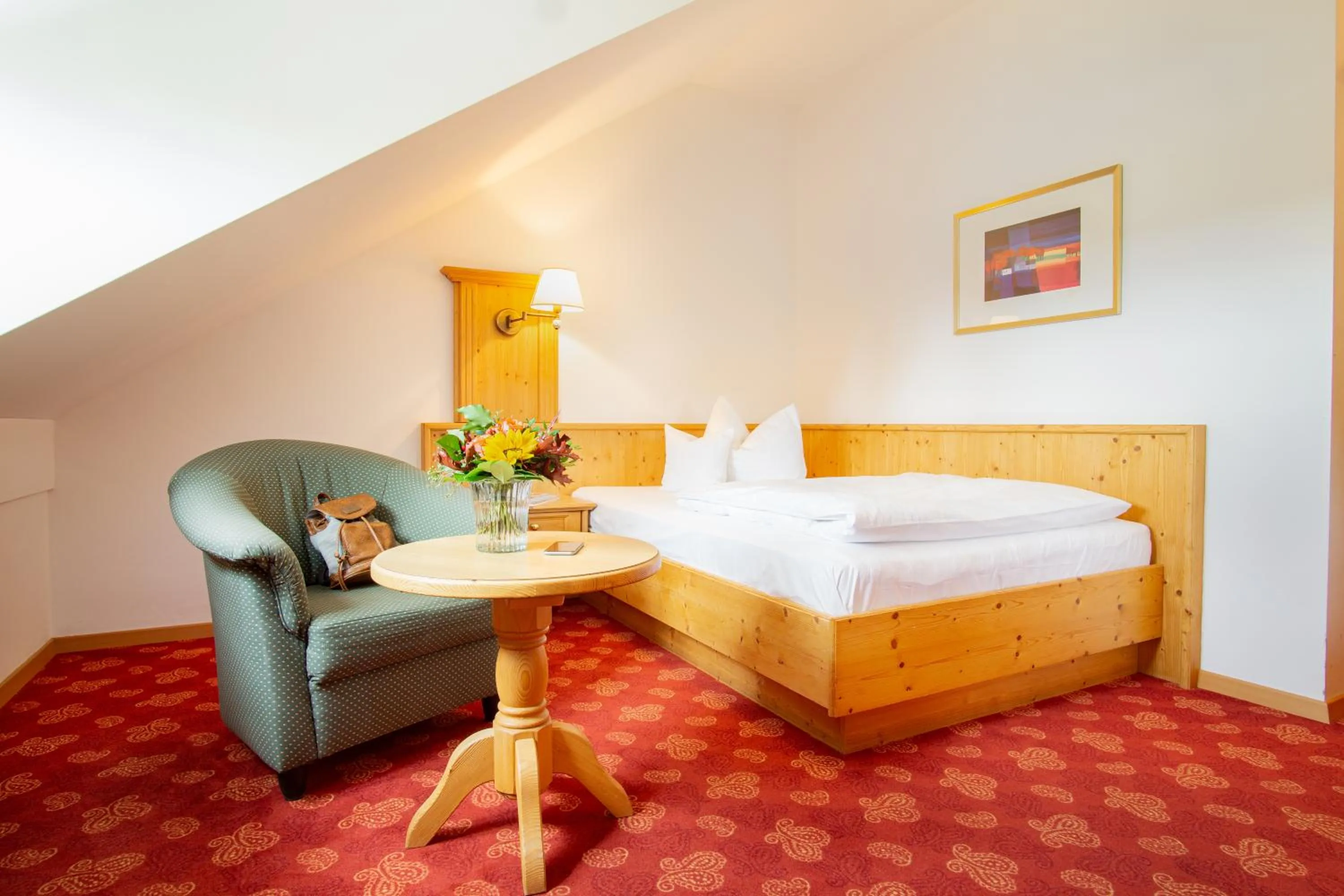 Bedroom, Bed in Glasl's Landhotel