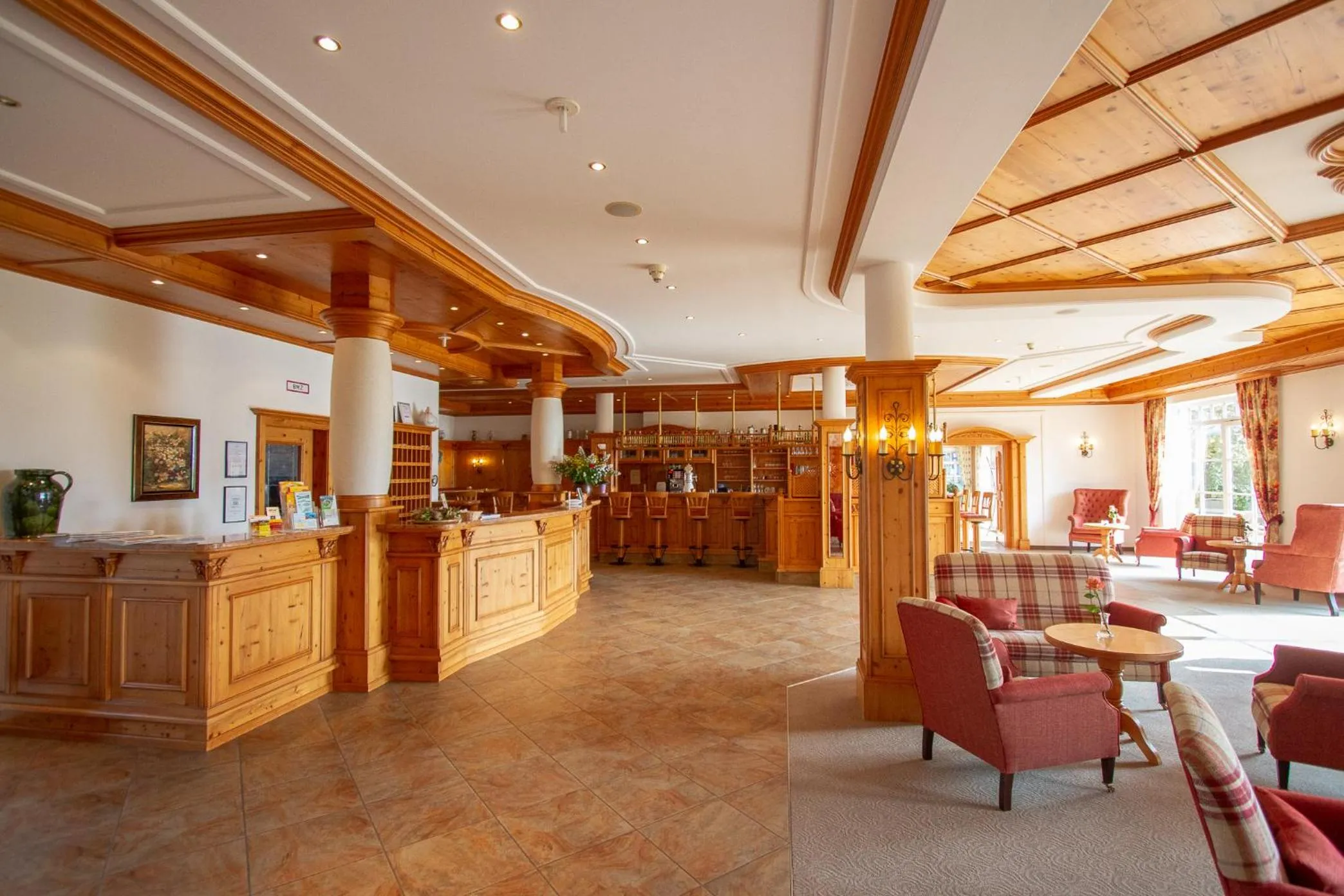 Lobby or reception in Glasl's Landhotel
