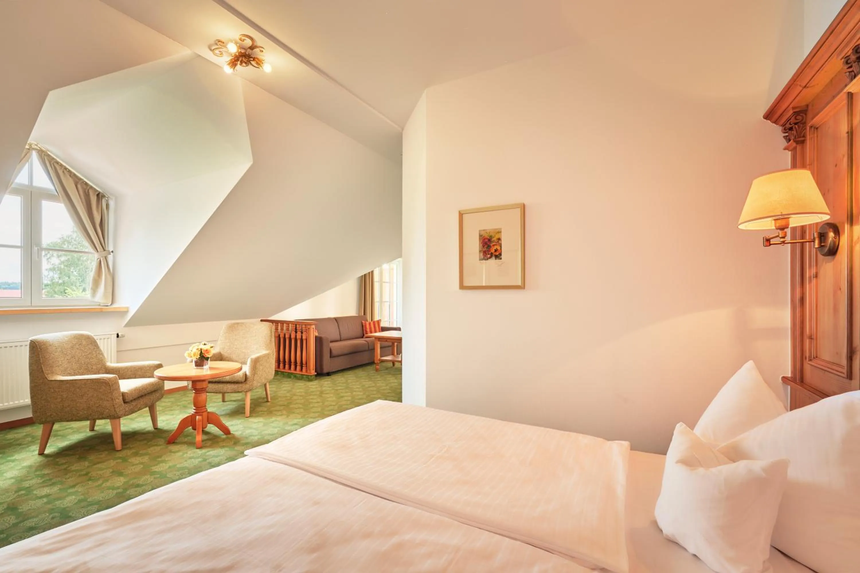 Photo of the whole room, Bed in Glasl's Landhotel