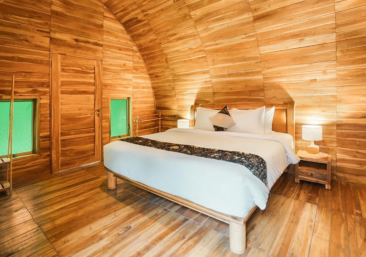 Bed in Shanaya Resort Malang