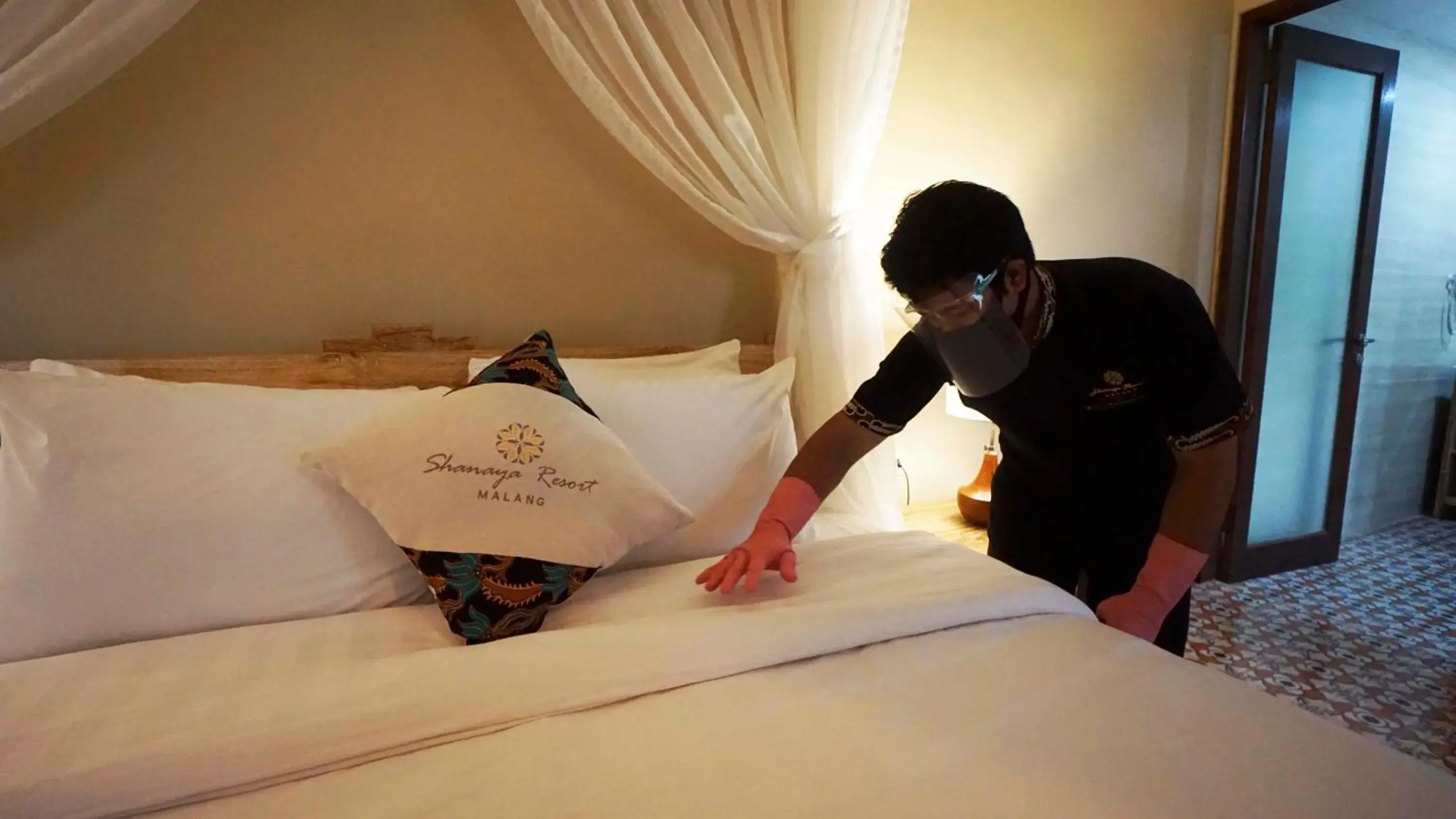 Bed in Shanaya Resort Malang Bed in Shanaya Resort Malang