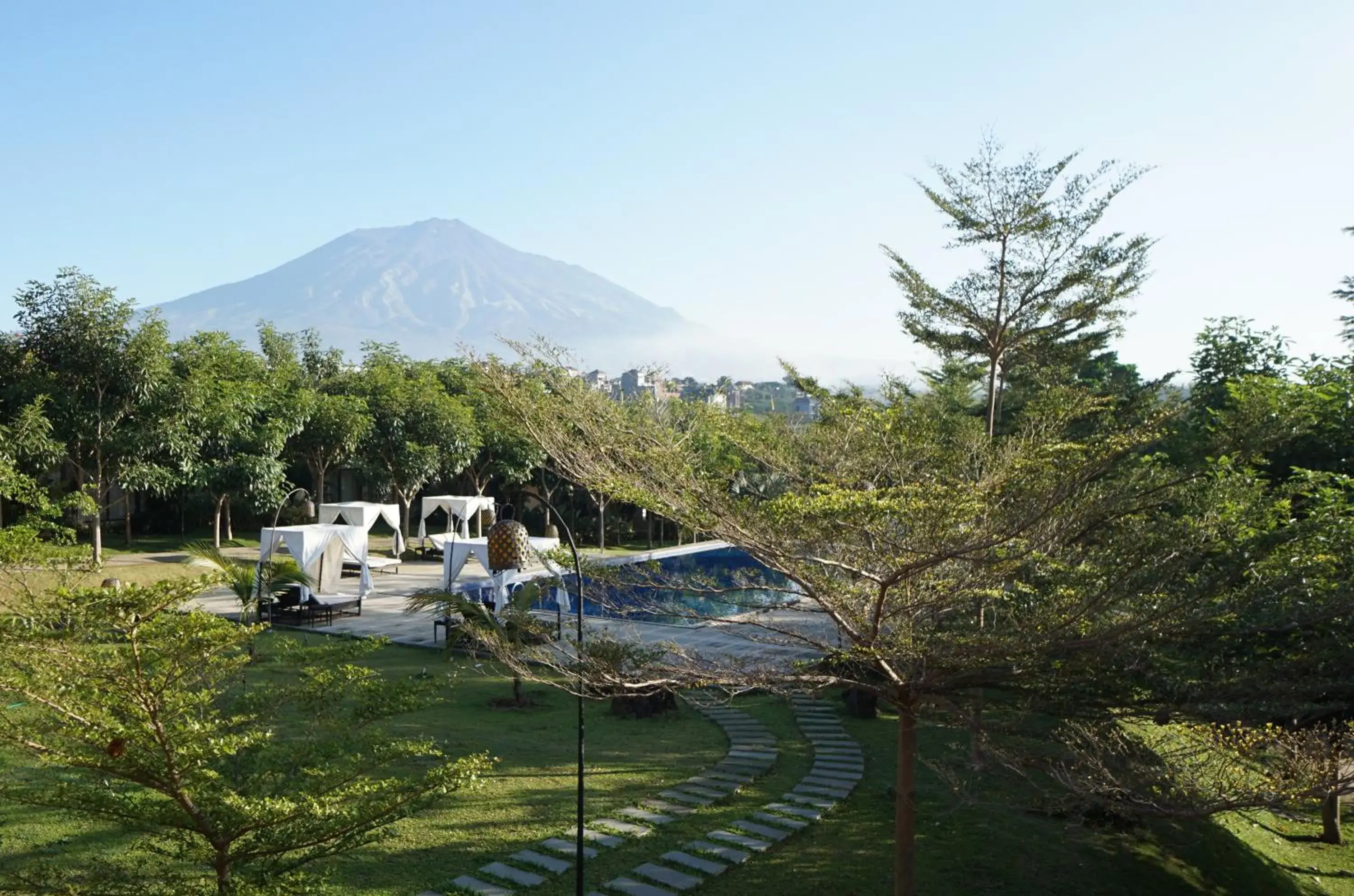 Garden view in Shanaya Resort Malang Garden view in Shanaya Resort Malang