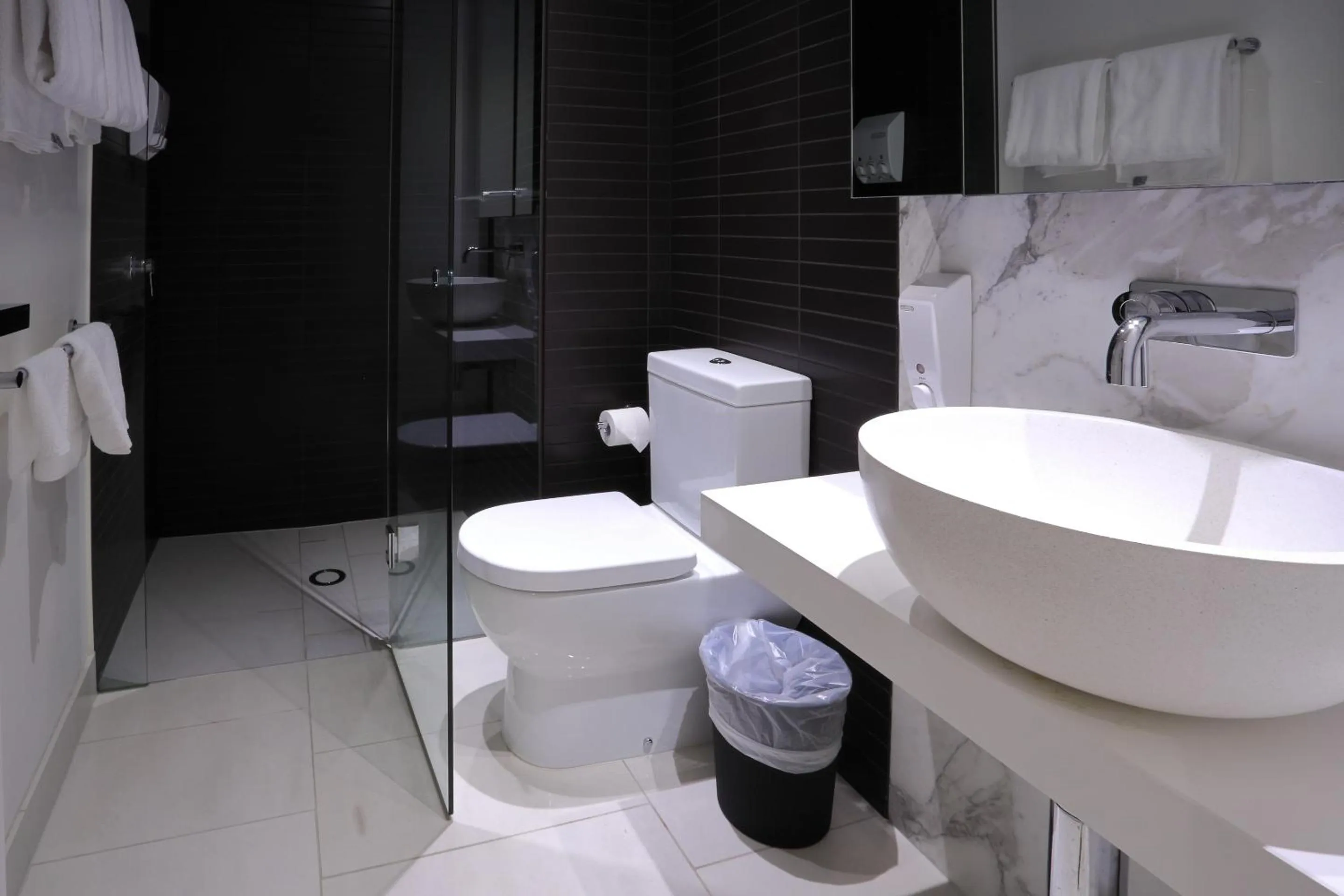 Bathroom in Flinders Street Apartments