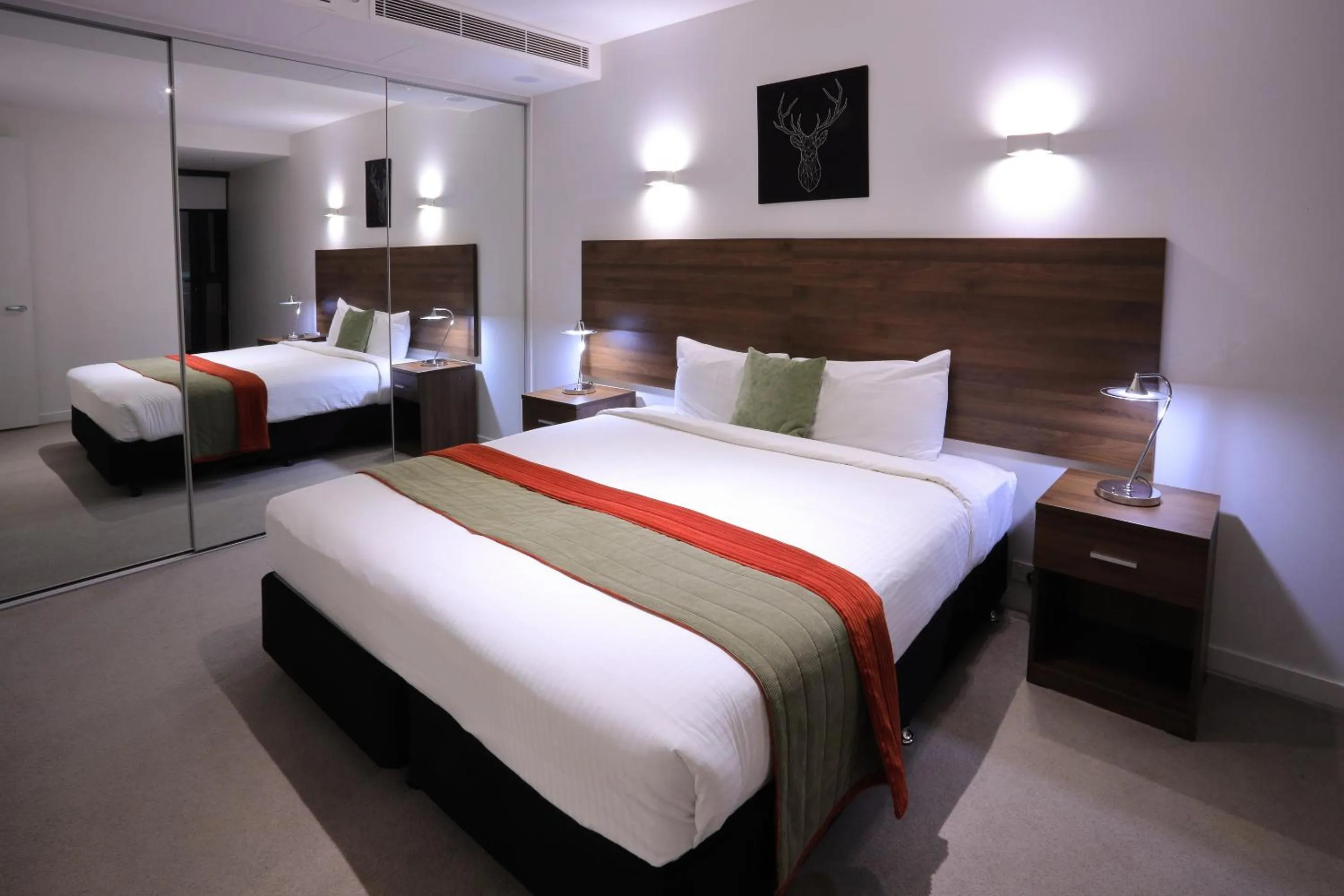 Bed in Flinders Street Apartments