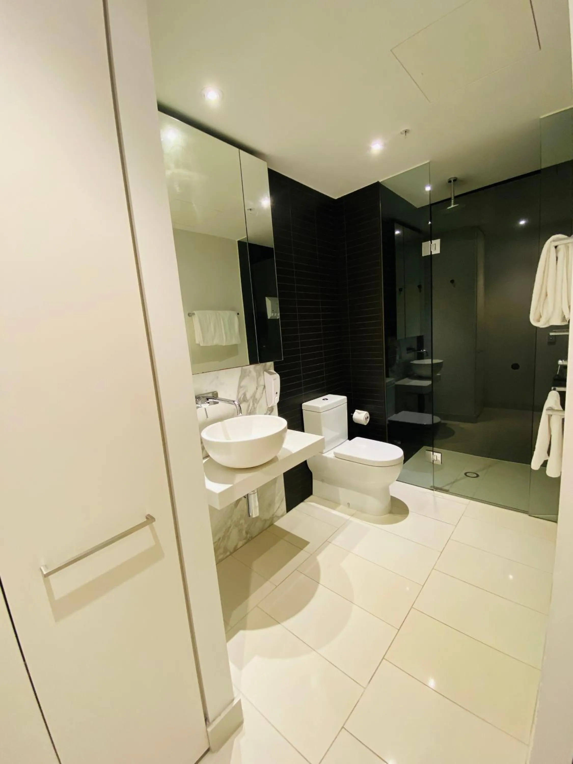 Bathroom in Flinders Street Apartments