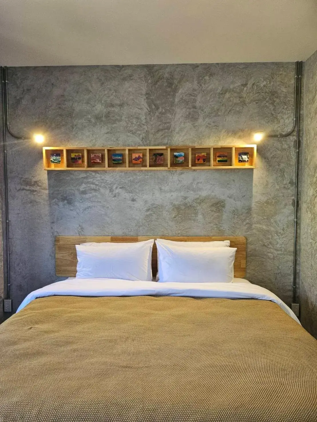 Bed in The Picturebook Guesthouse Bed in The Picturebook Guesthouse