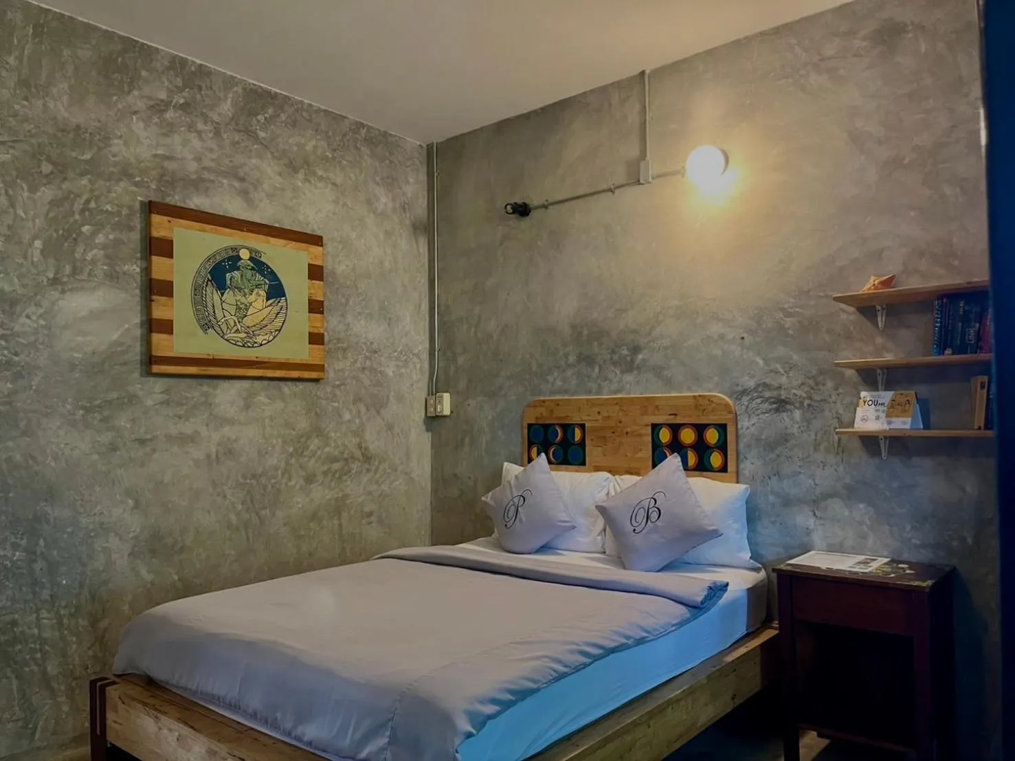 Bed in The Picturebook Guesthouse