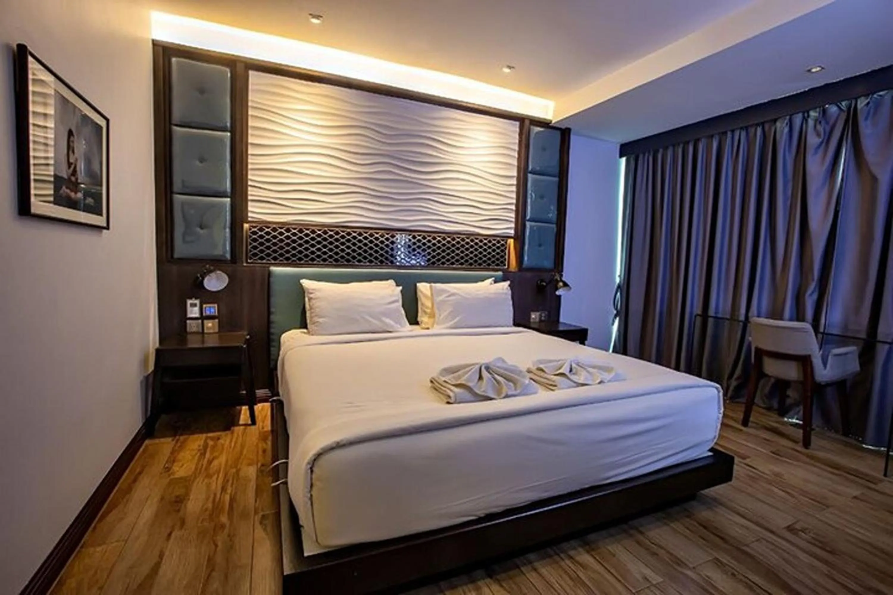 Bed in Holatel Hotel Phitsanulok