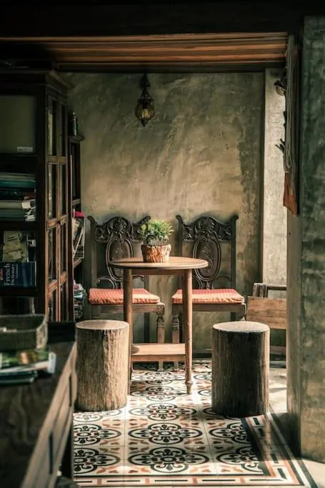 Seating area in Chiang Maan Residence