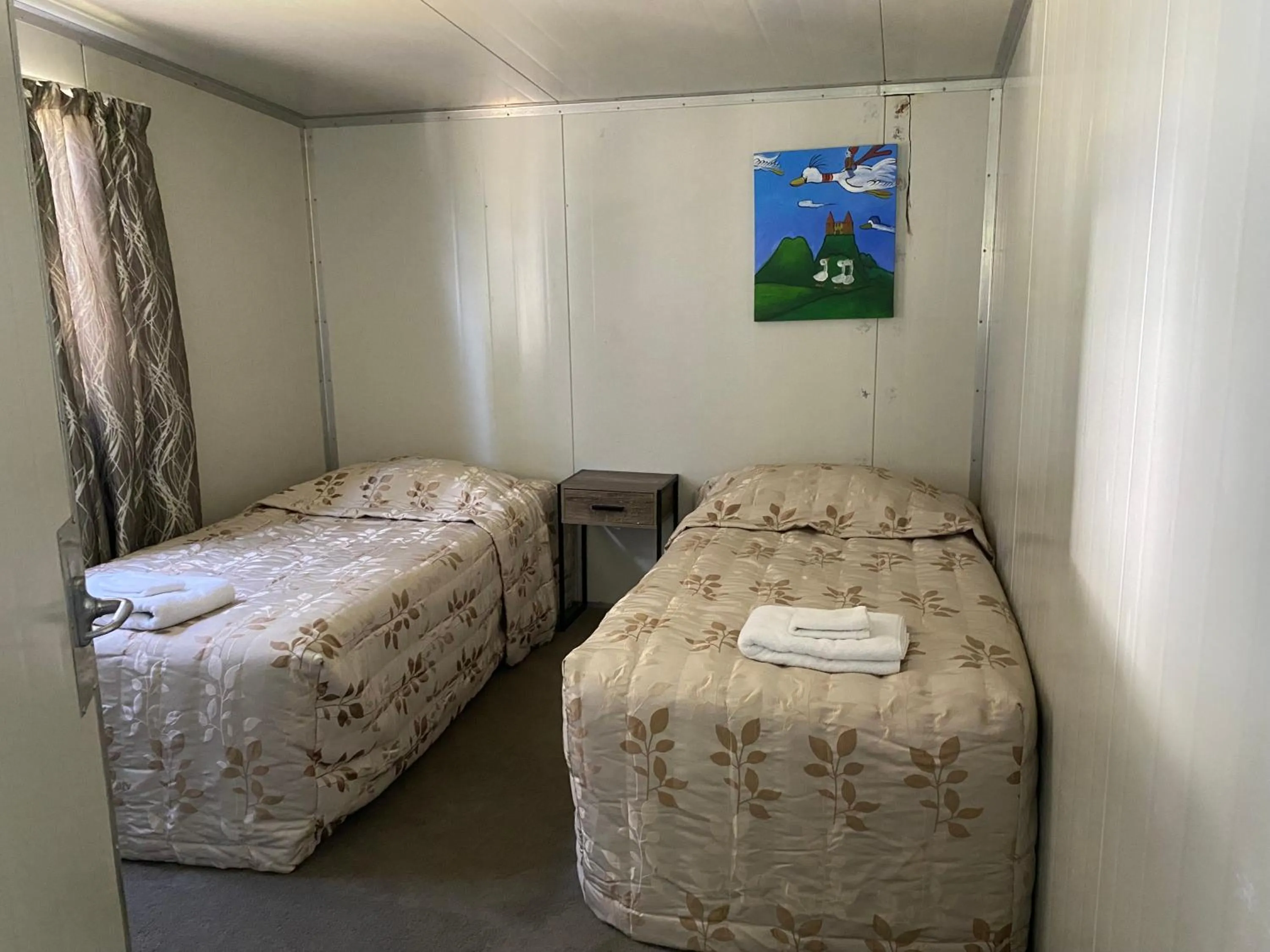 Bed in Rangiora Eco Holiday Park