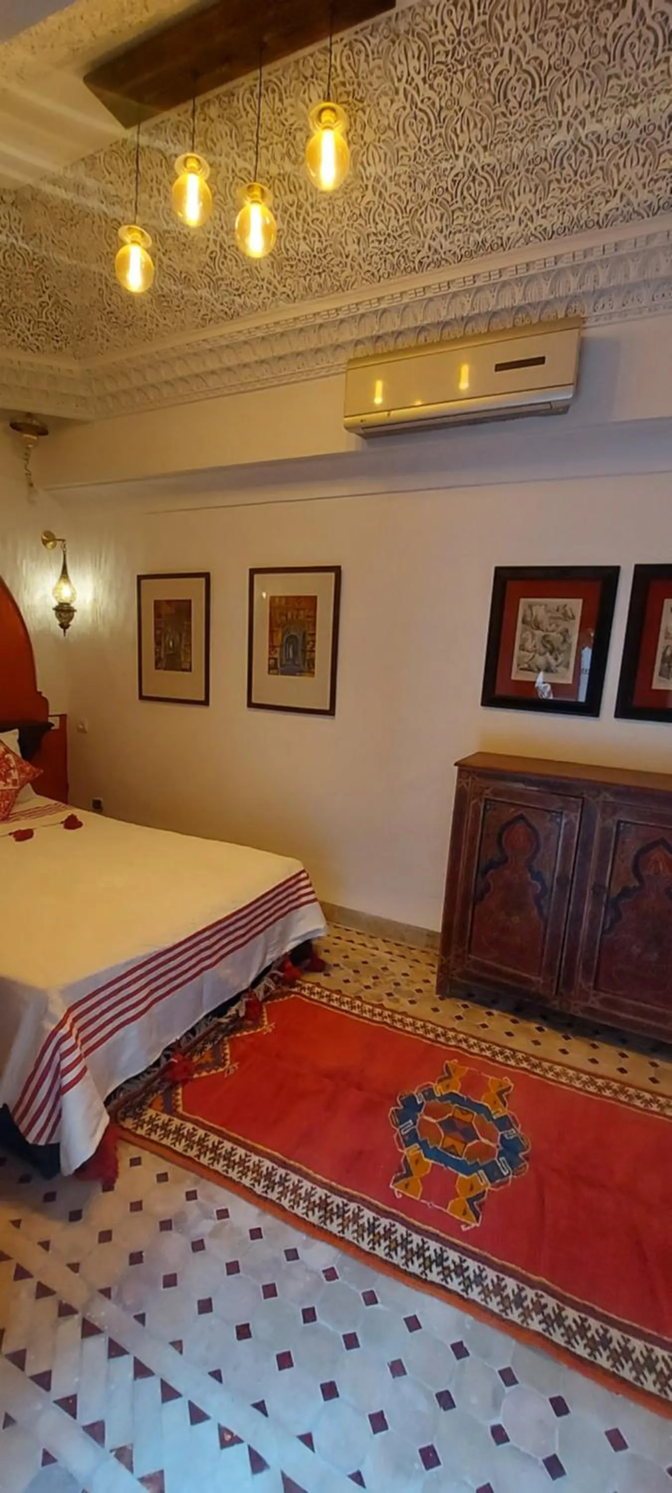 Bed in Riad Barroko