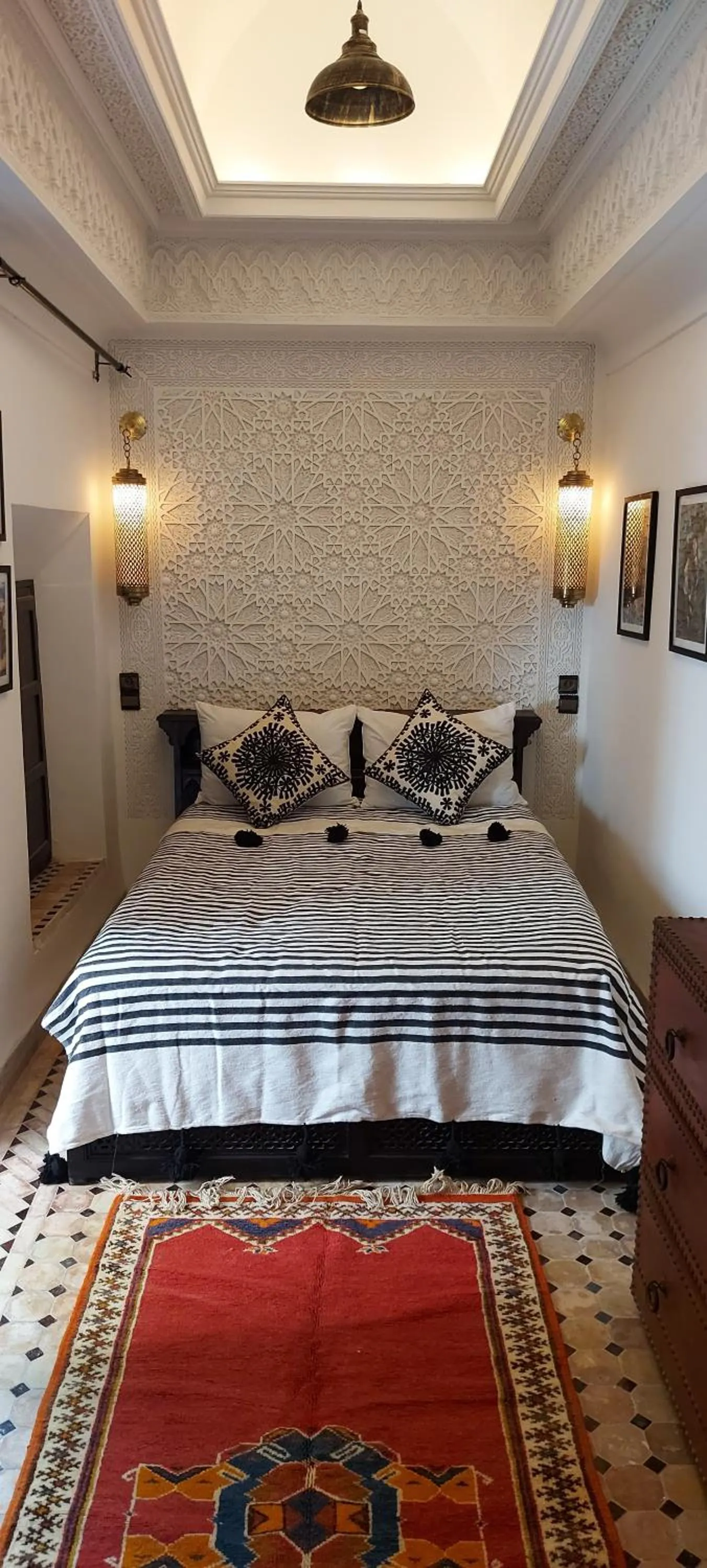 Bedroom in Riad Barroko