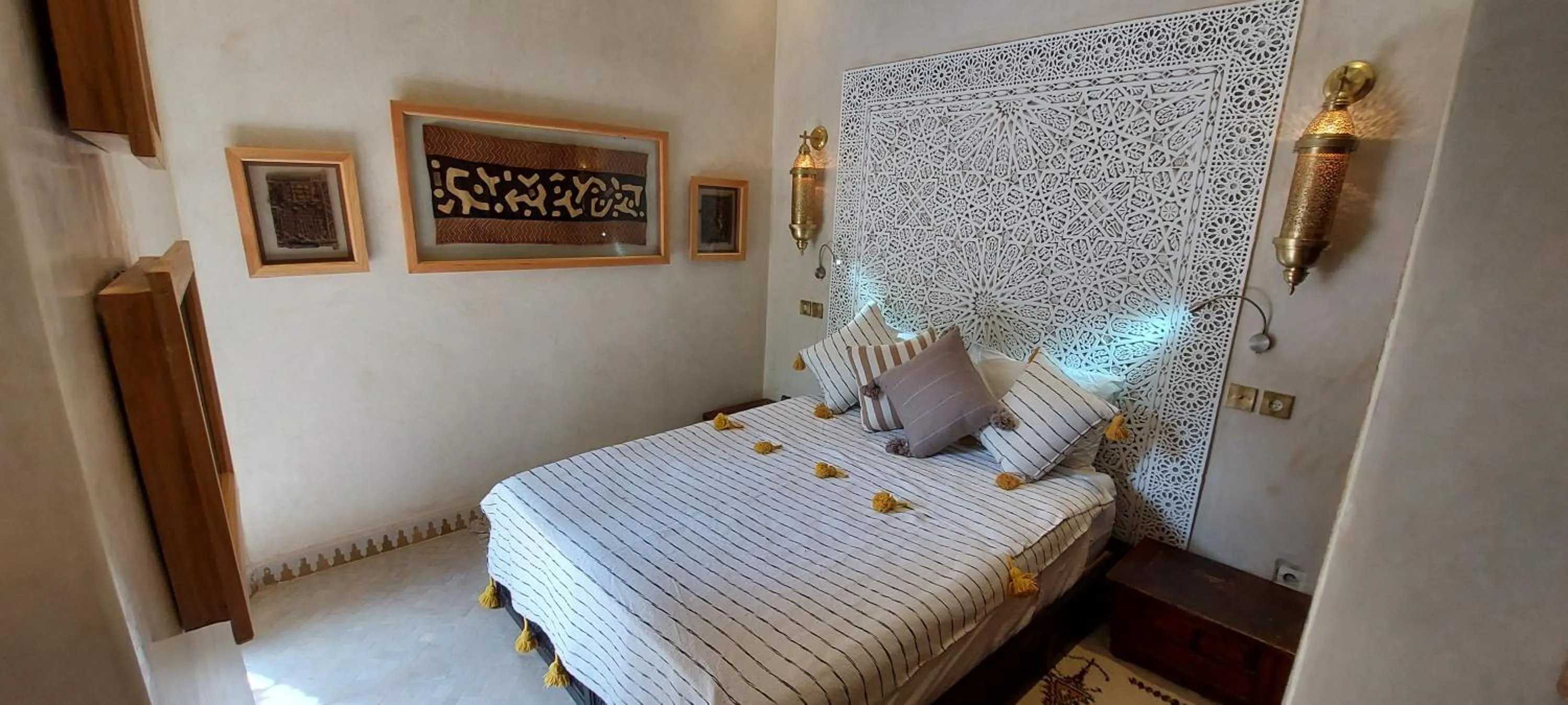 Bedroom in Riad Barroko