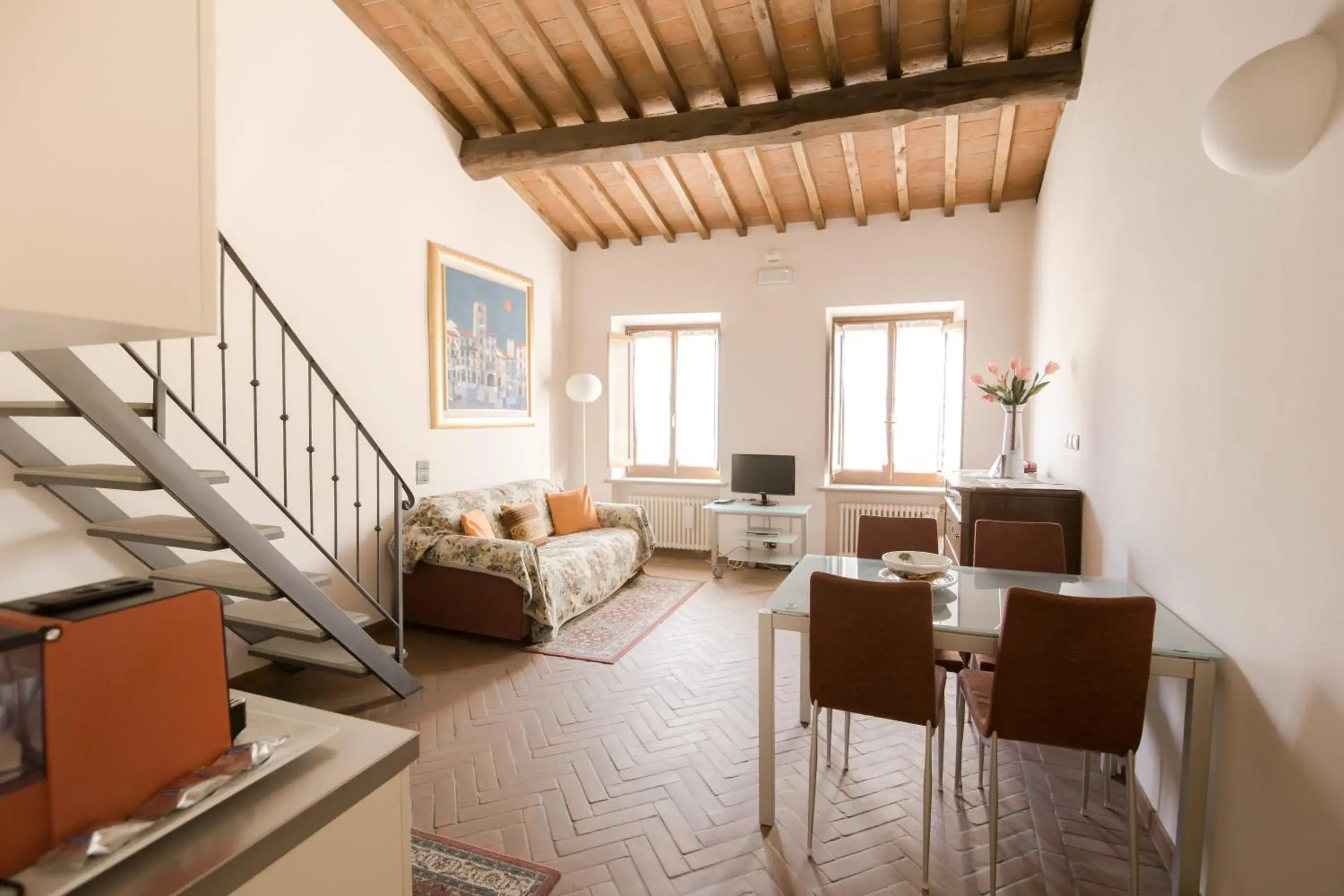 Living room in La Corte Del Re Suite & Rooms Arezzo Living room in La Corte Del Re Suite & Rooms Arezzo