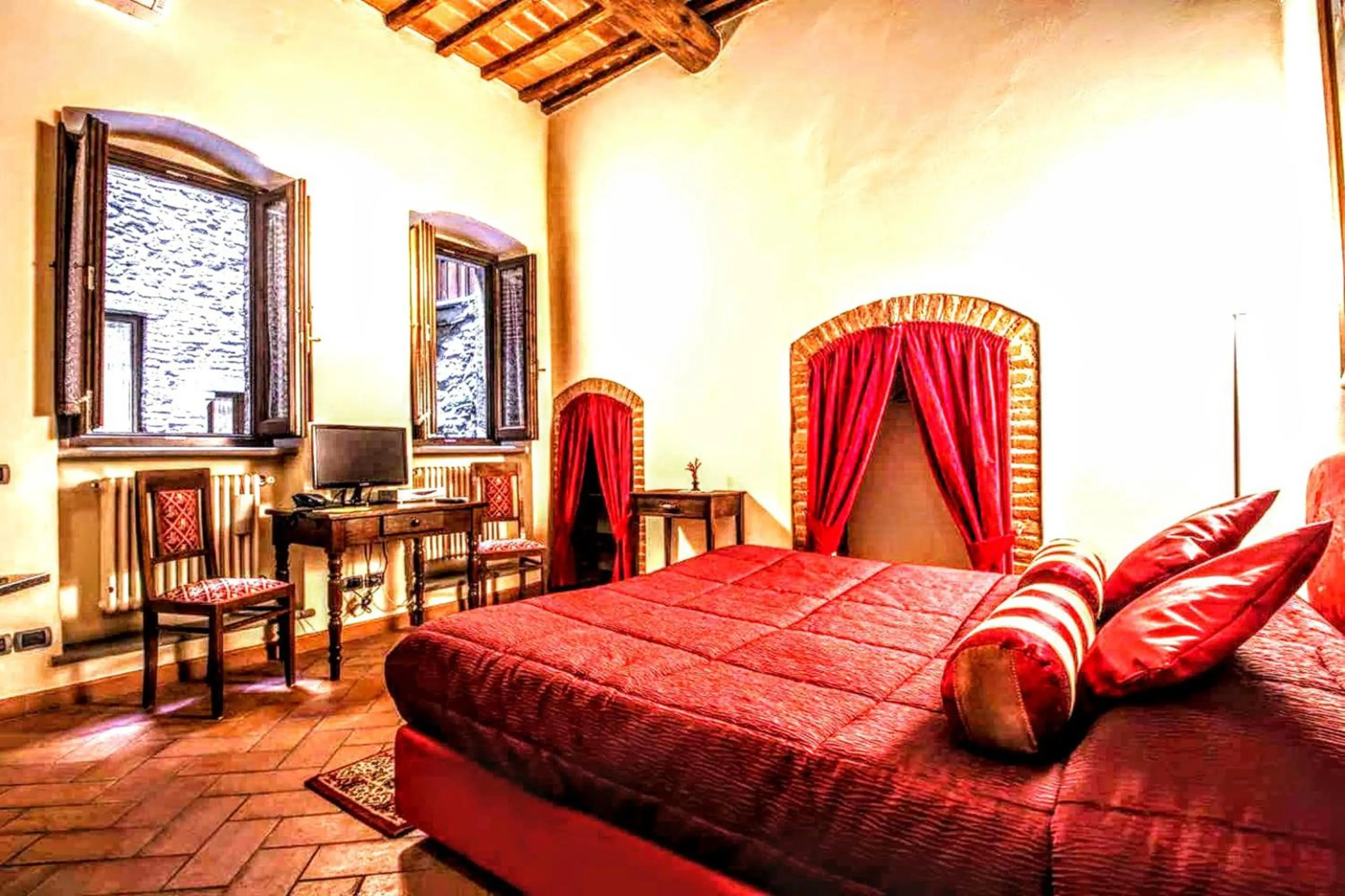 Bedroom in La Corte Del Re Suite & Rooms Arezzo