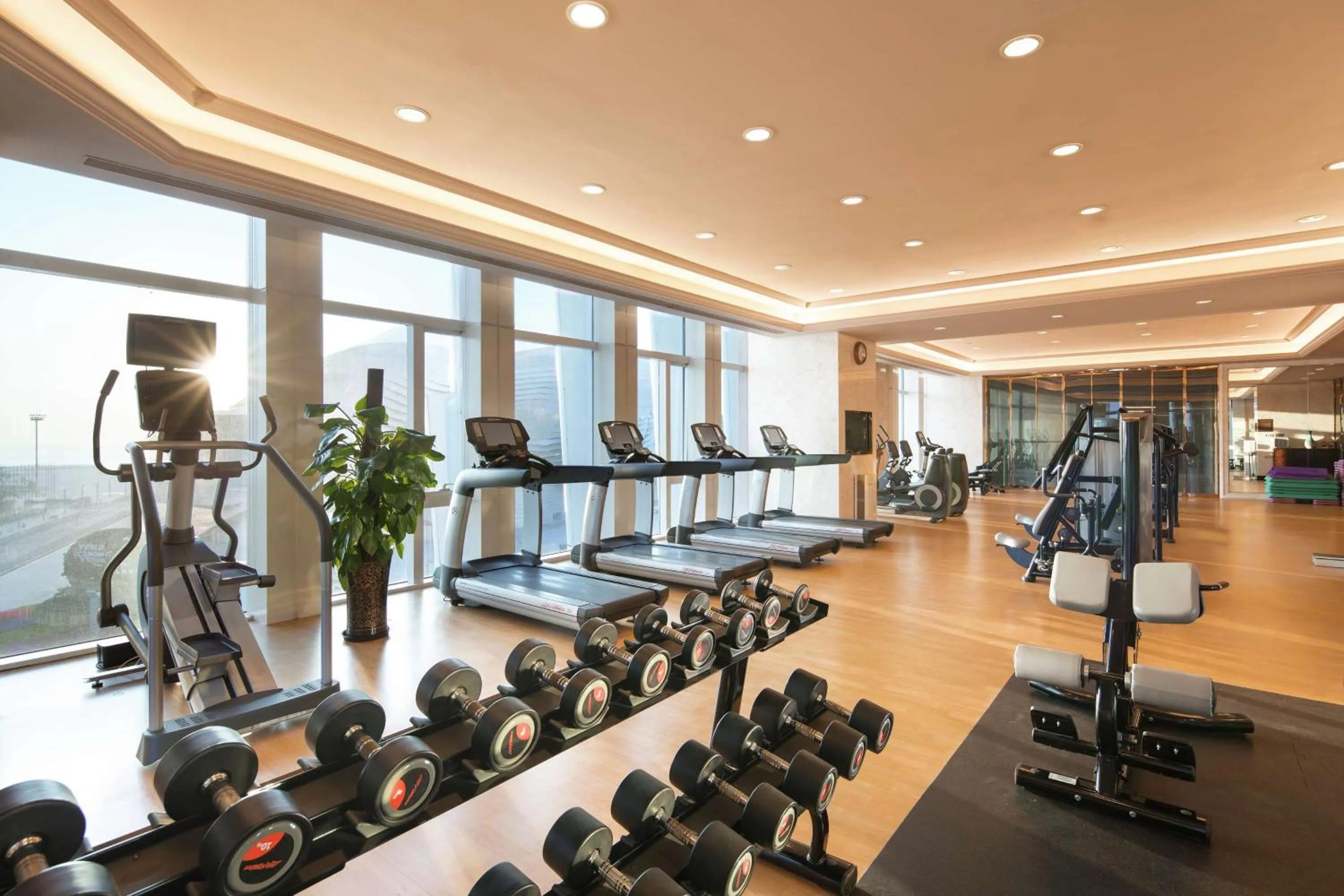 Fitness centre/facilities in Conrad Dalian