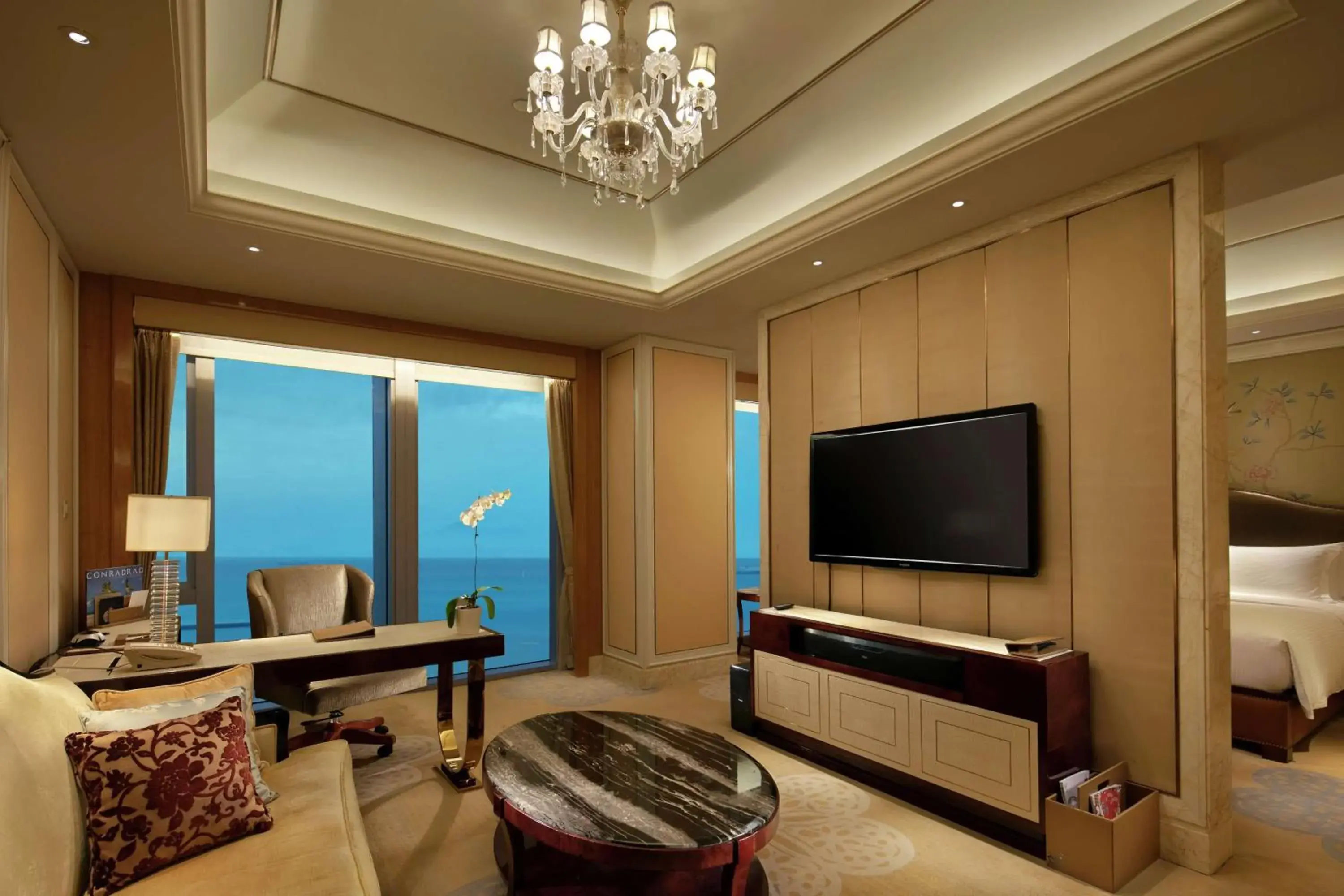 Living room in Conrad Dalian Living room in Conrad Dalian
