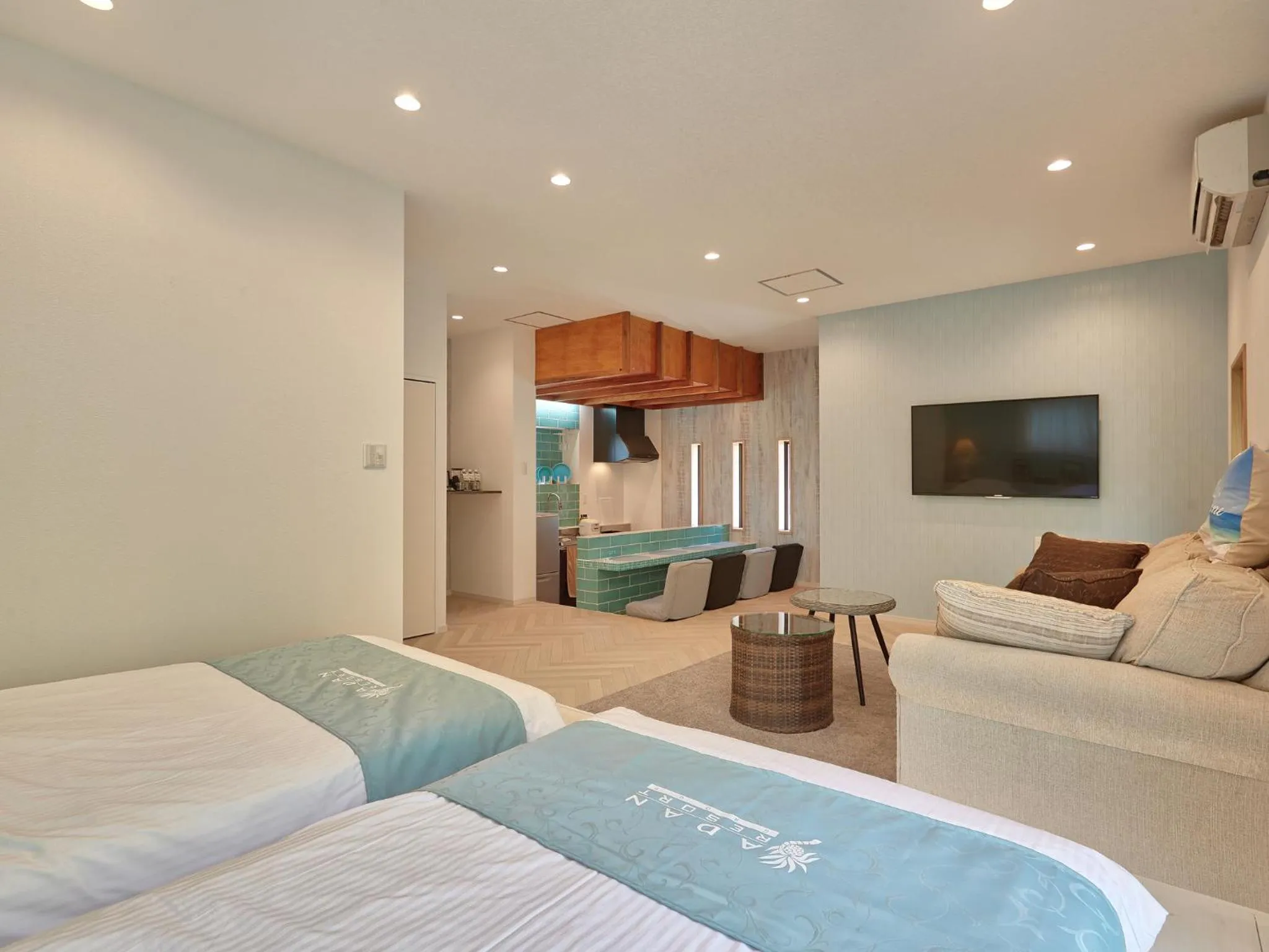 Bed in ADAN RESORT 風 - Fu -