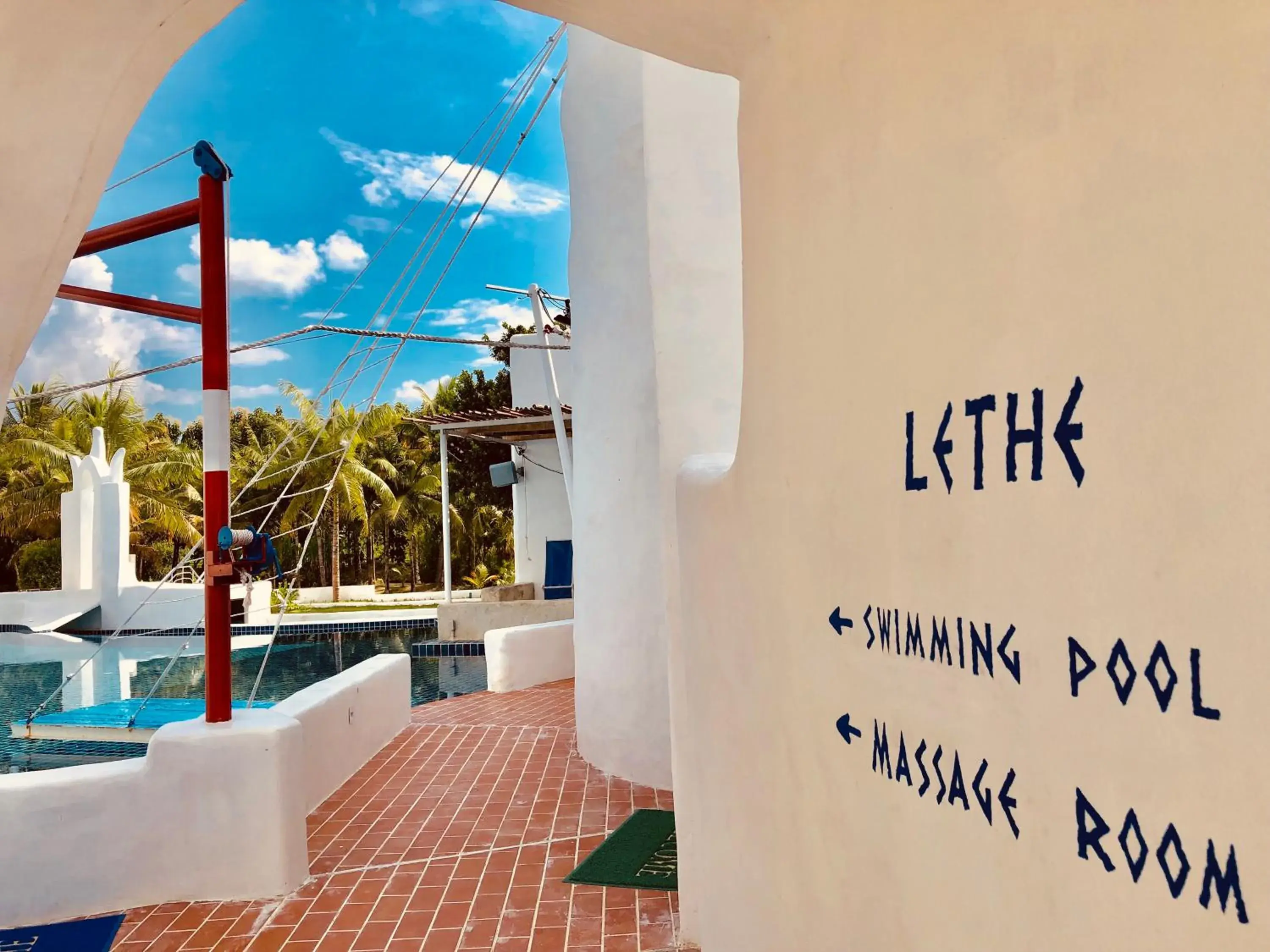 Facade/entrance in The Oia Pai Resort Facade/entrance in The Oia Pai Resort