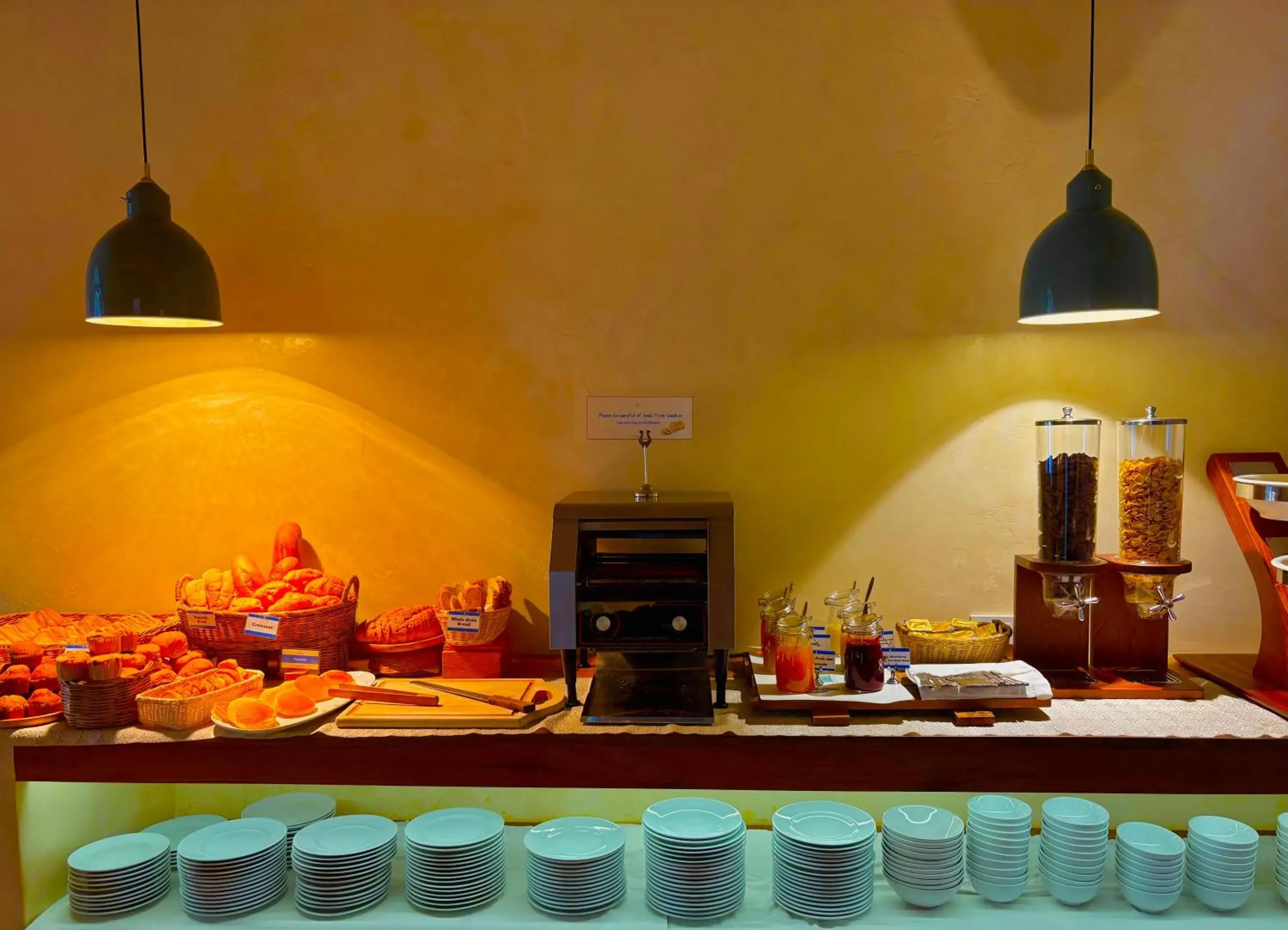 Buffet breakfast in The Oia Pai Resort Buffet breakfast in The Oia Pai Resort