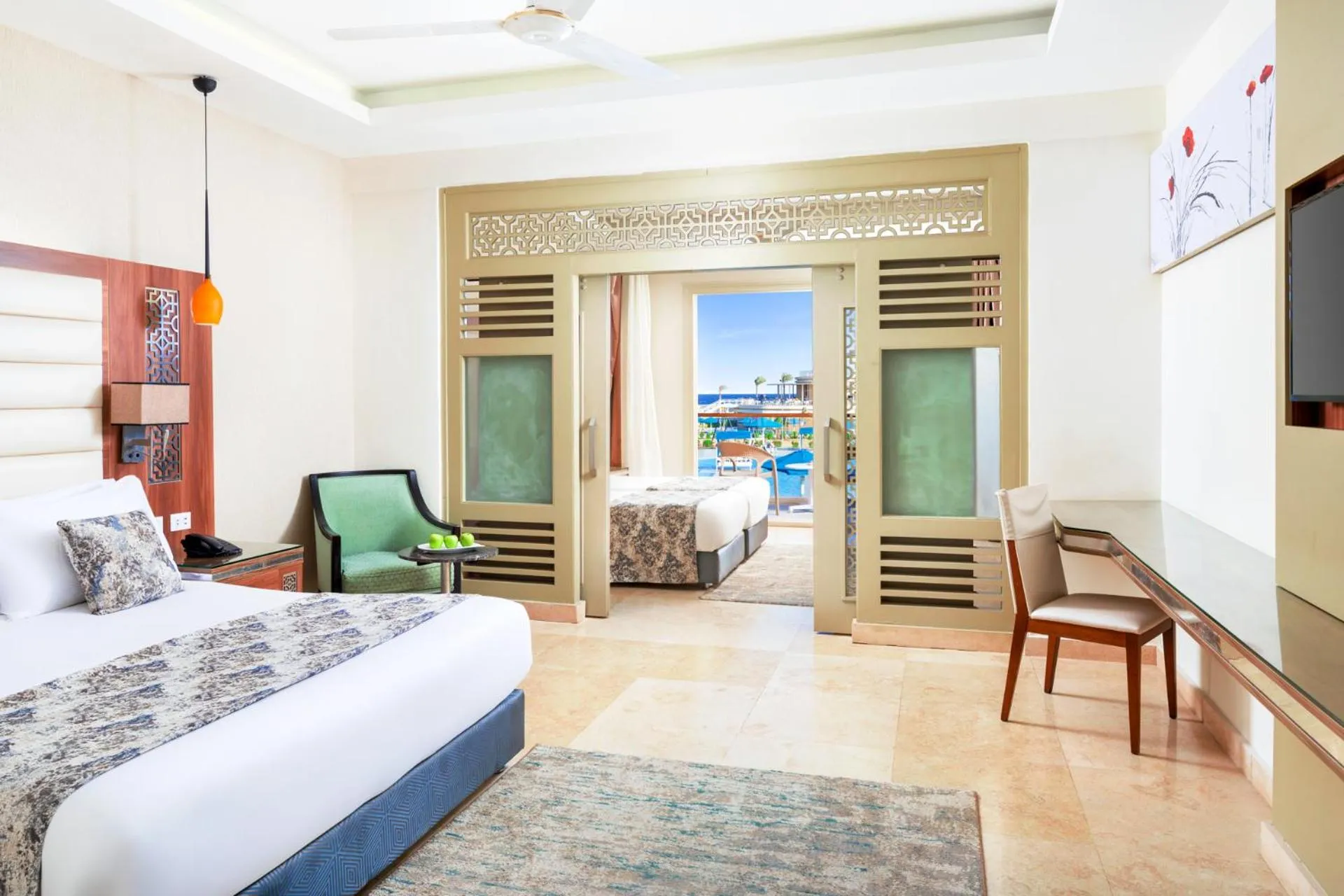 Photo of the whole room, Bed in Pickalbatros Sea World Resort - Marsa Alam