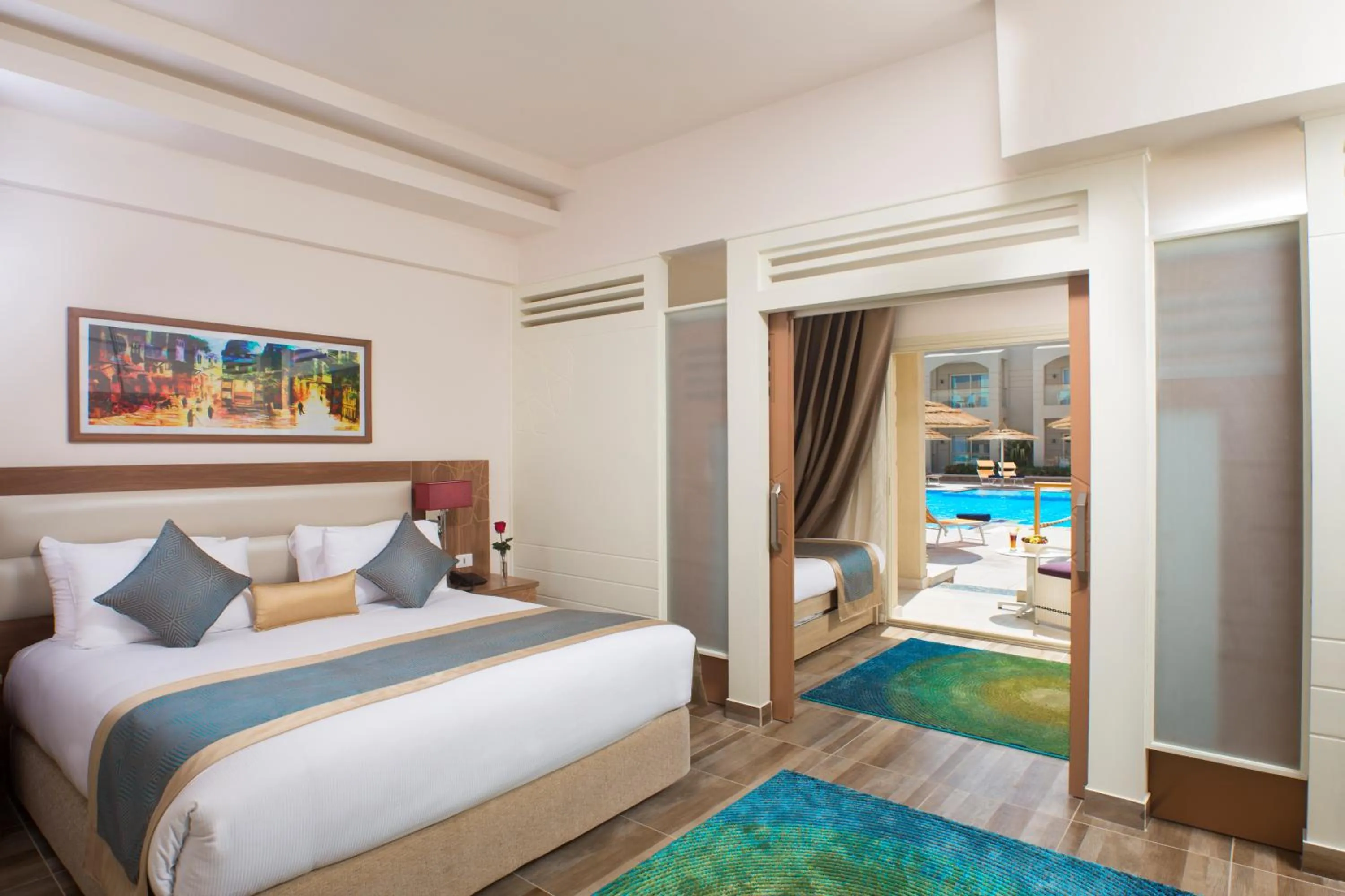 Bedroom, Bed in Pickalbatros Sea World Resort - Marsa Alam