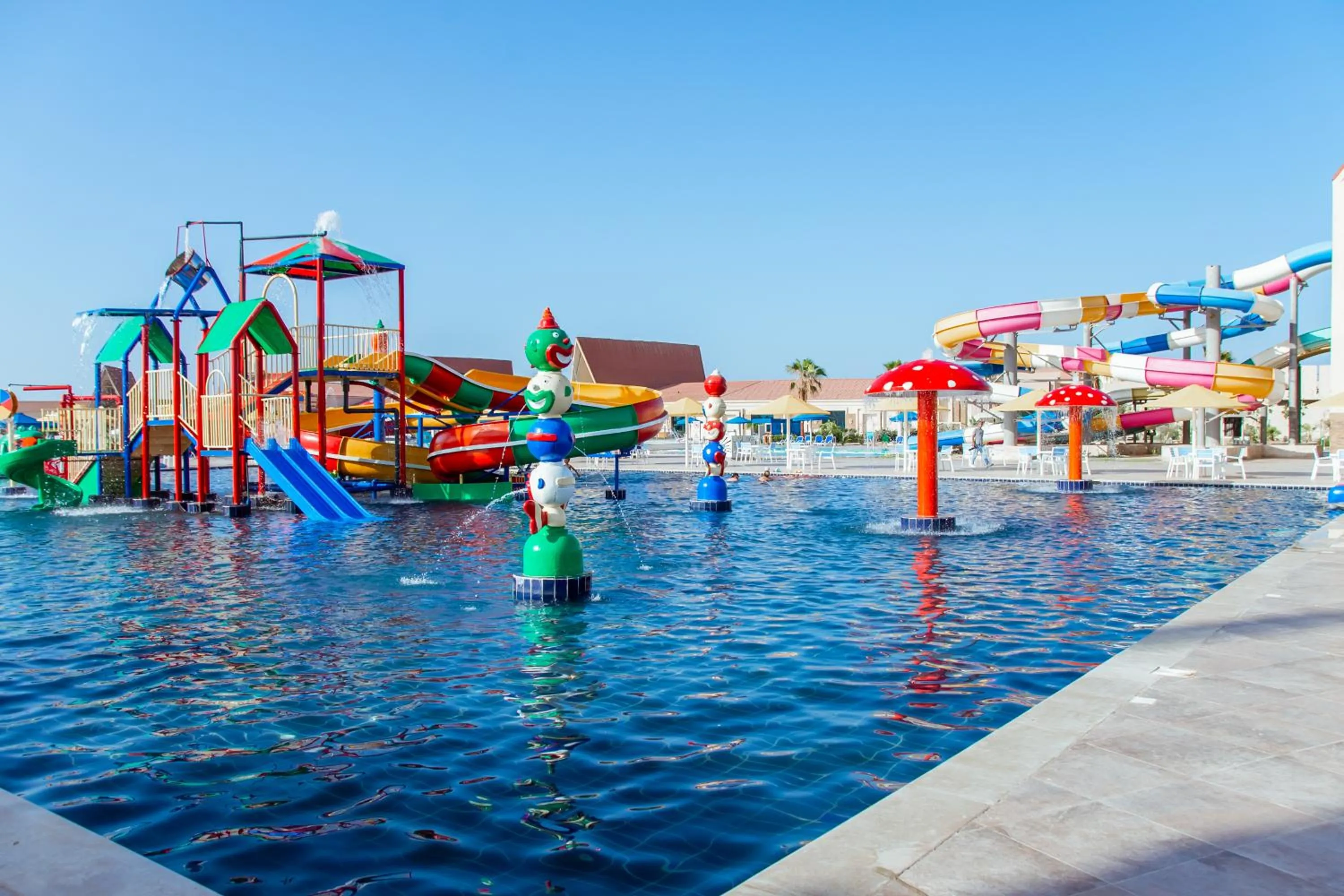 Aqua park in Pickalbatros Sea World Resort - Marsa Alam