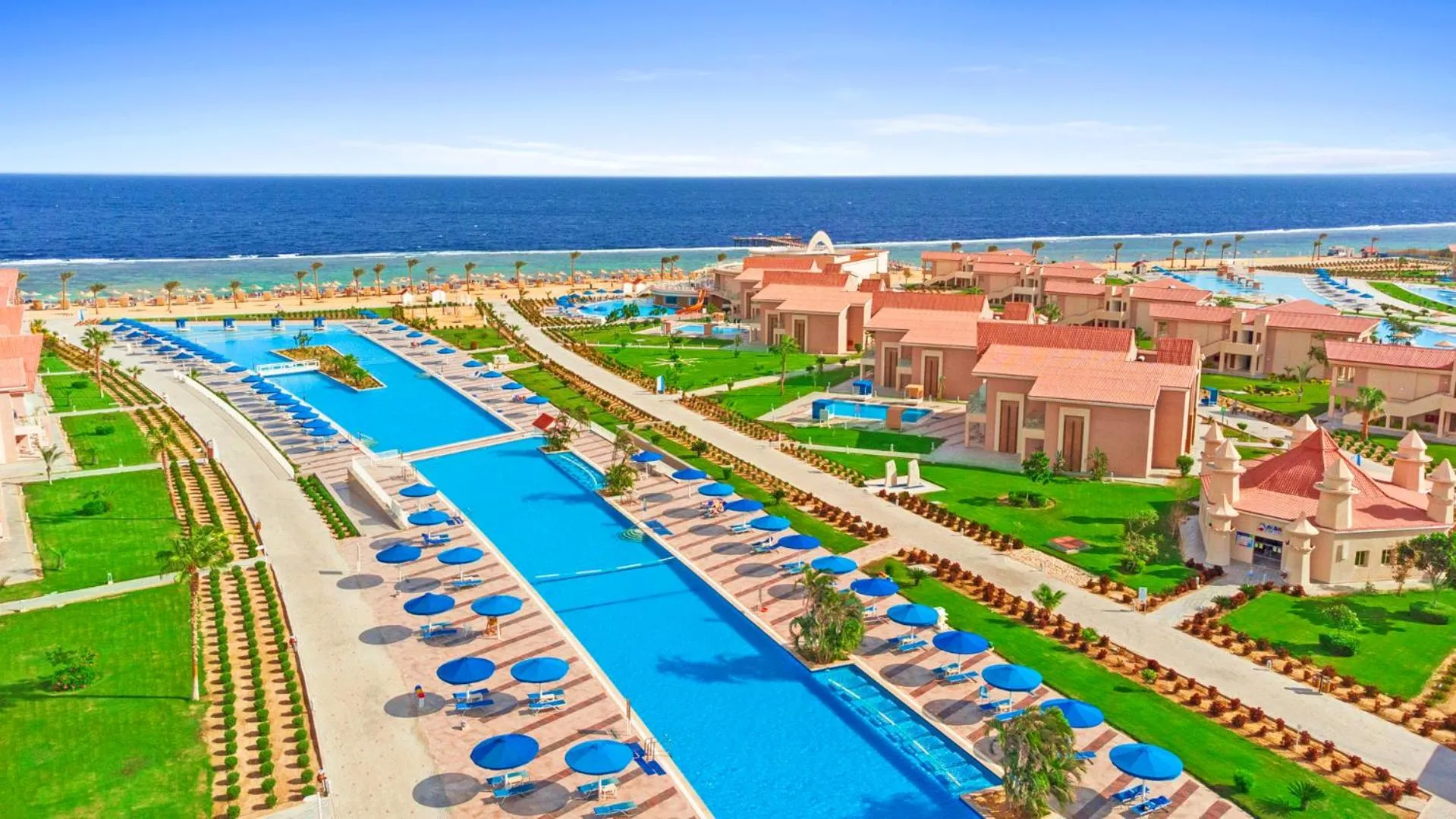 Natural landscape, Pool View in Pickalbatros Sea World Resort - Marsa Alam