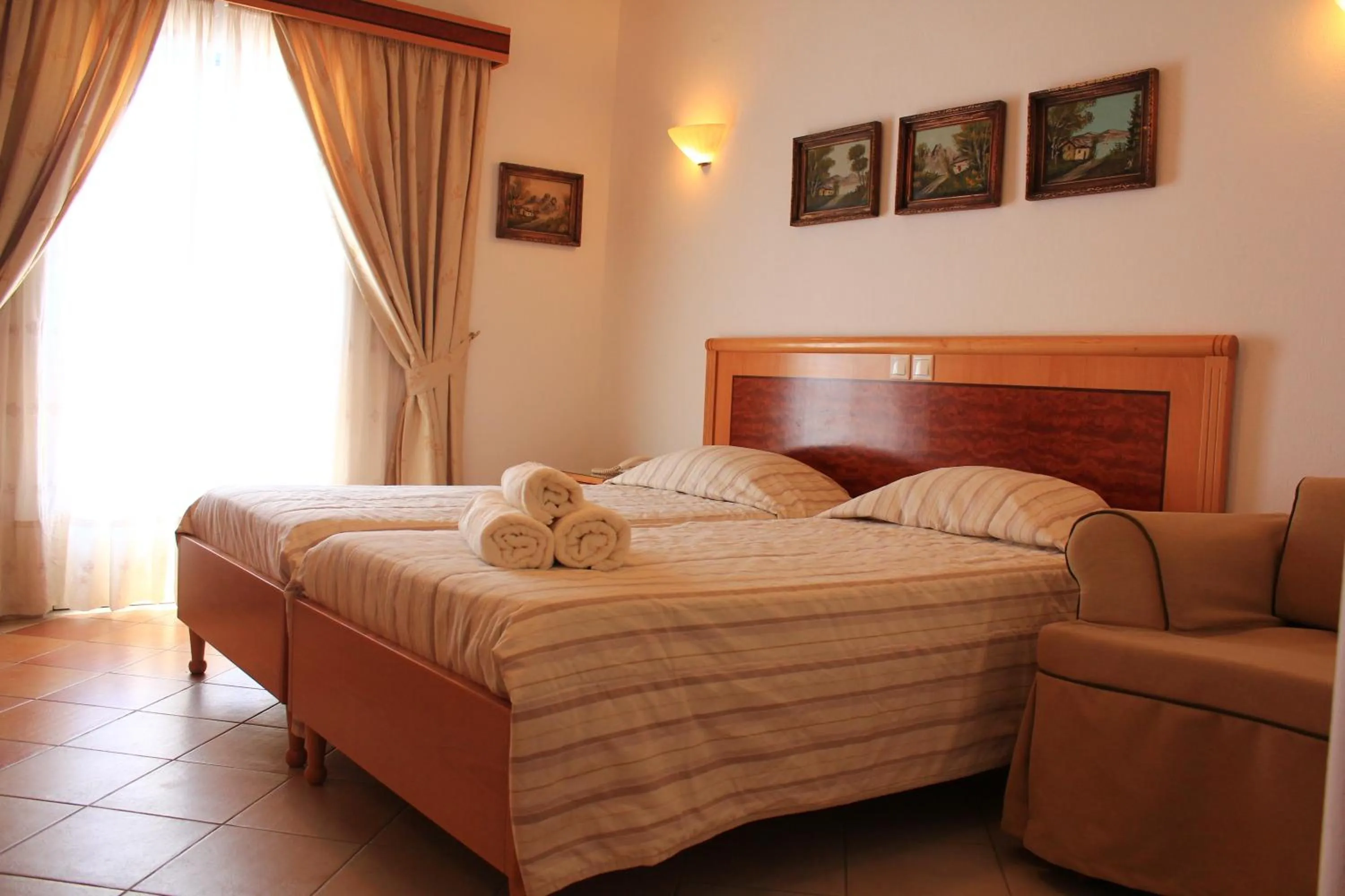 Bed in Hotel Anatolia