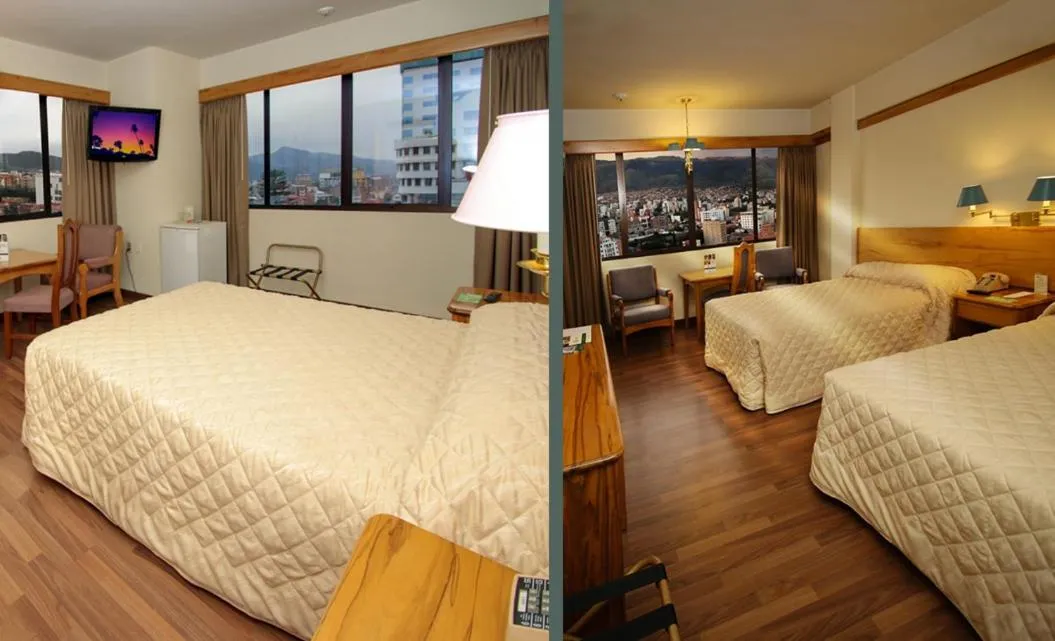 Bed in Hotel Diplomat