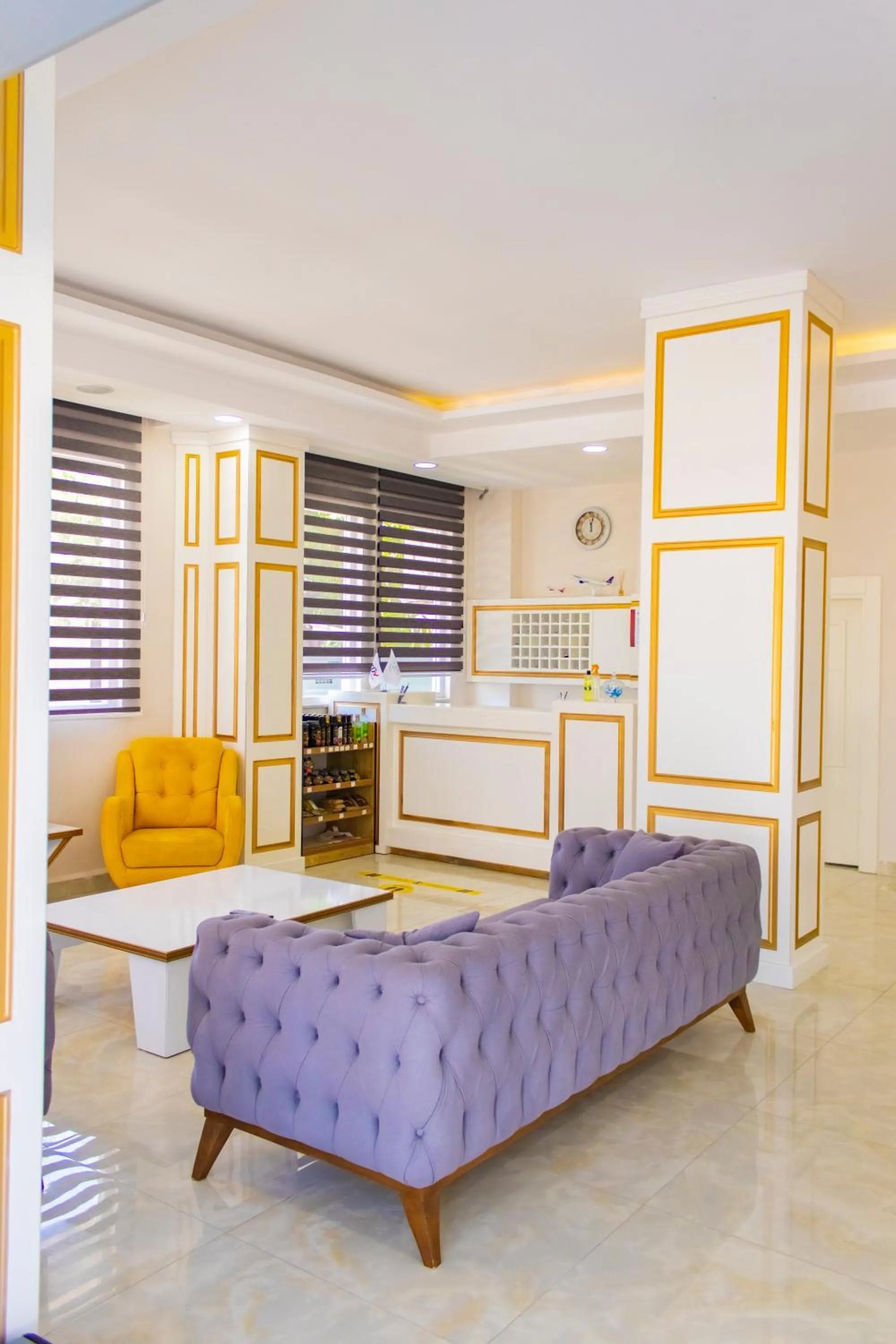 Lobby or reception, Bed in Evon Otel