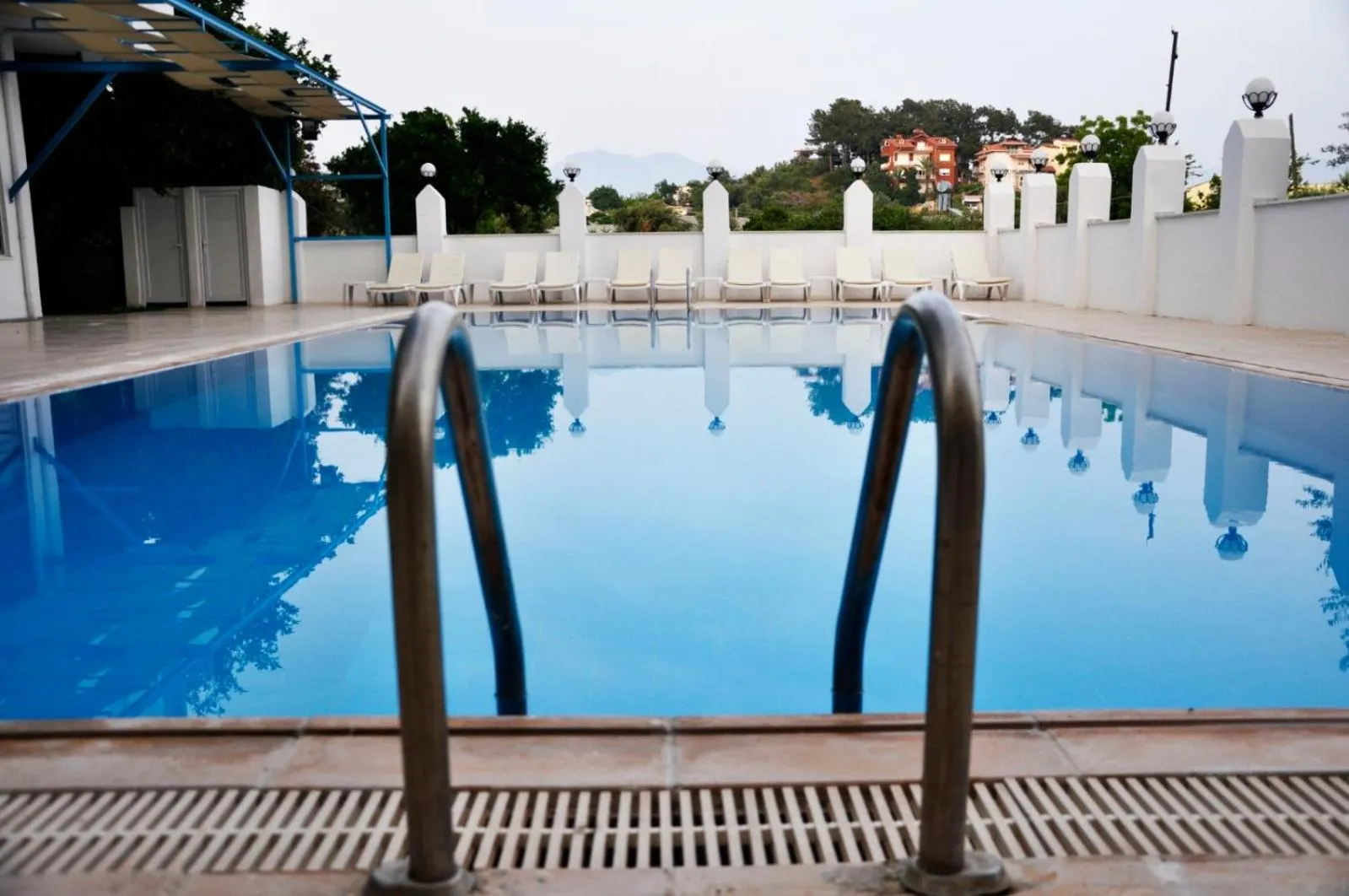 Pool view in Evon Otel