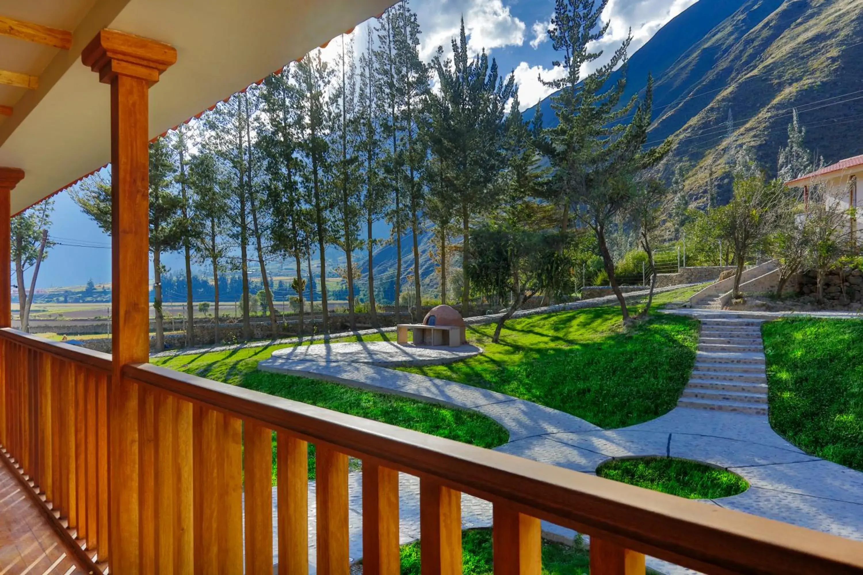 Garden view in Del Pilar Ollantaytambo Garden view in Del Pilar Ollantaytambo