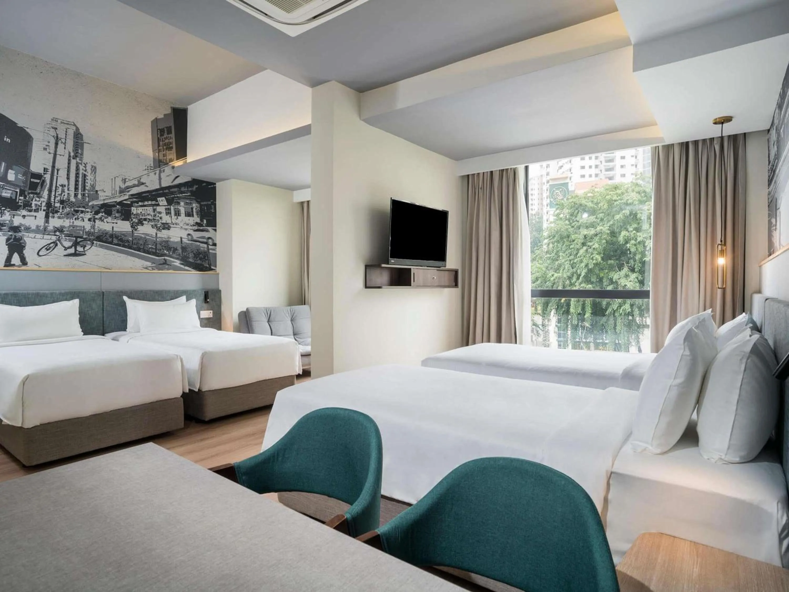 Bedroom, Bed in ibis Styles Kuala Lumpur Bukit Bintang