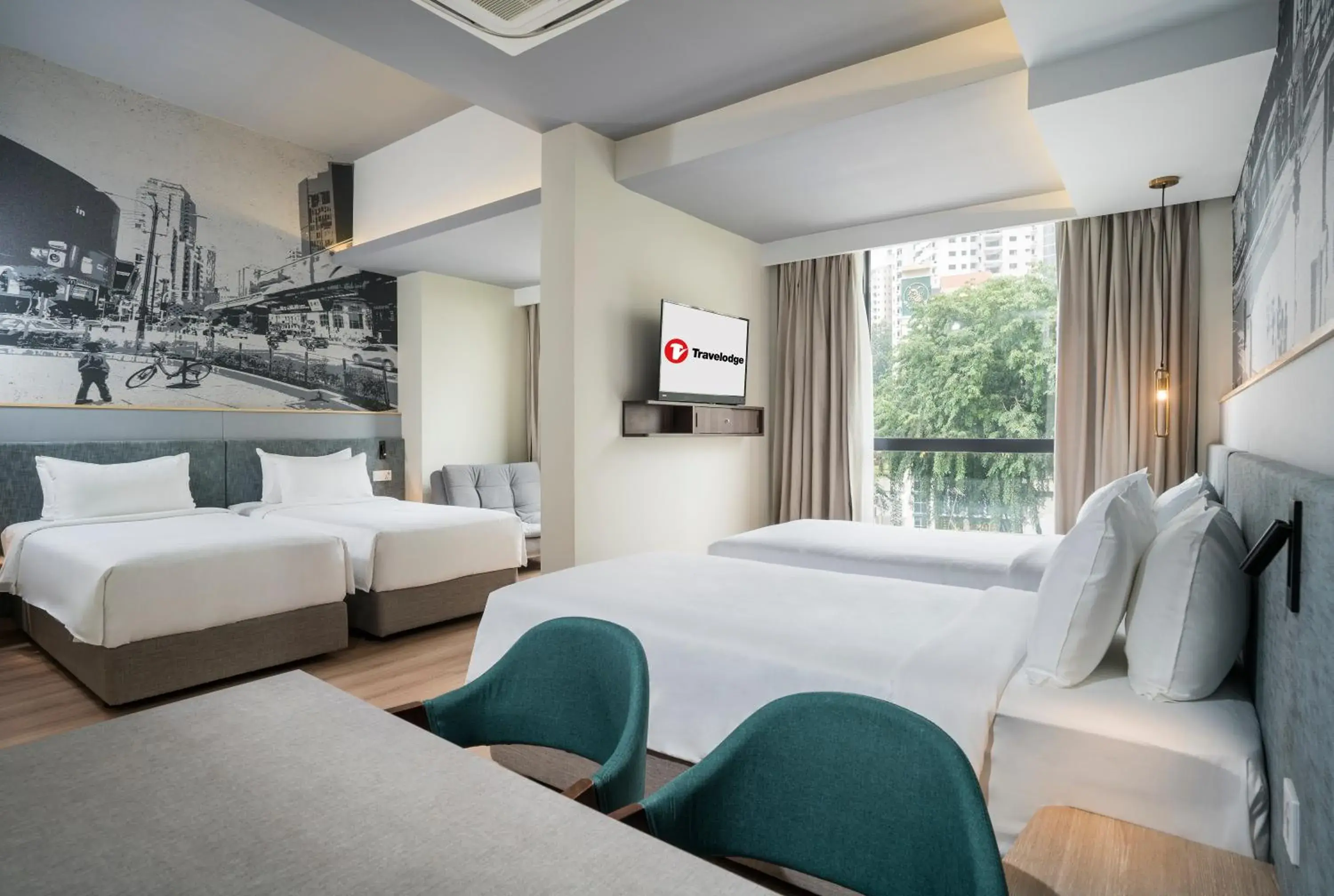 Photo of the whole room, Bed in Travelodge Bukit Bintang