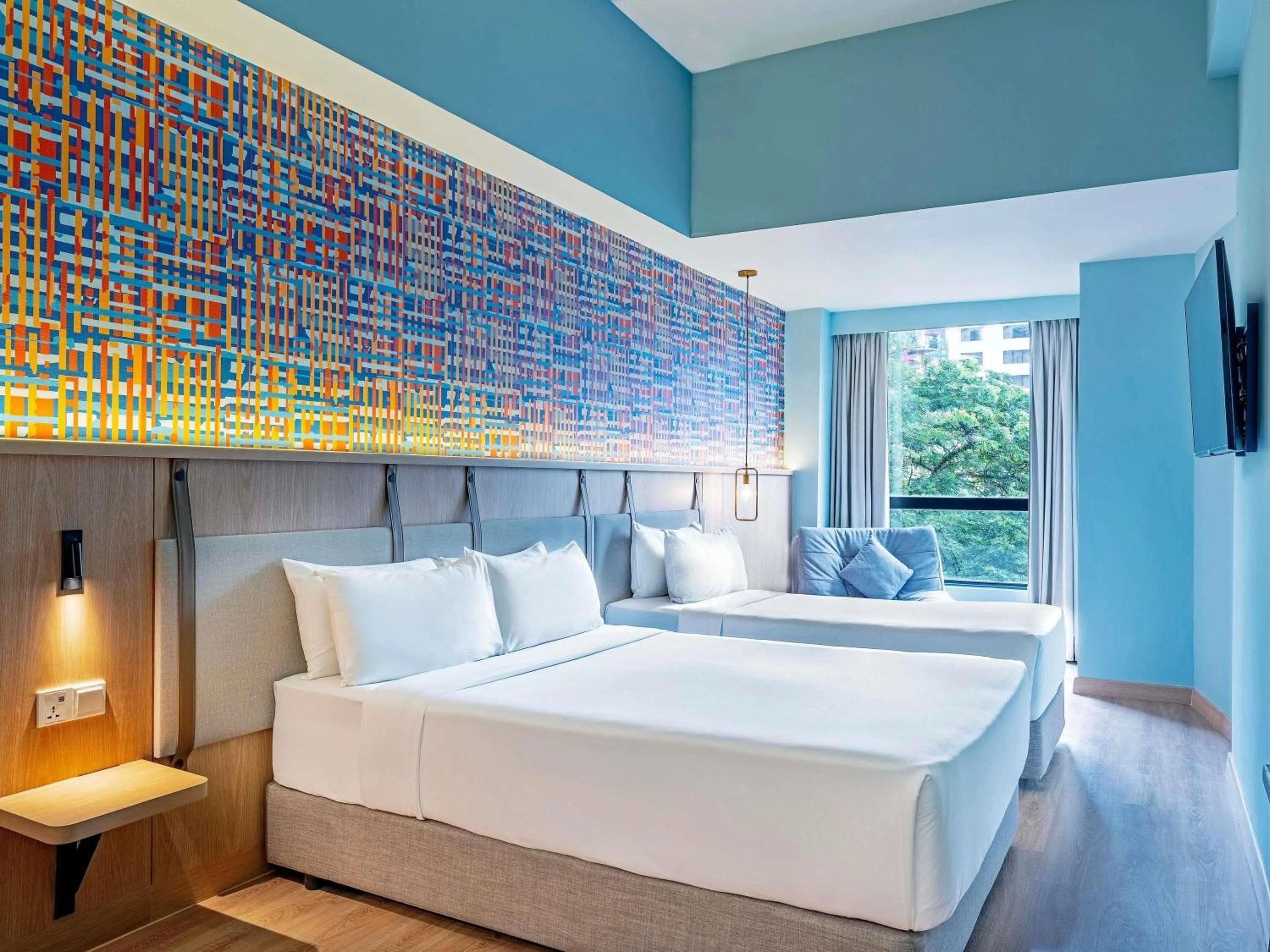 Bedroom, Bed in ibis Styles Kuala Lumpur Bukit Bintang