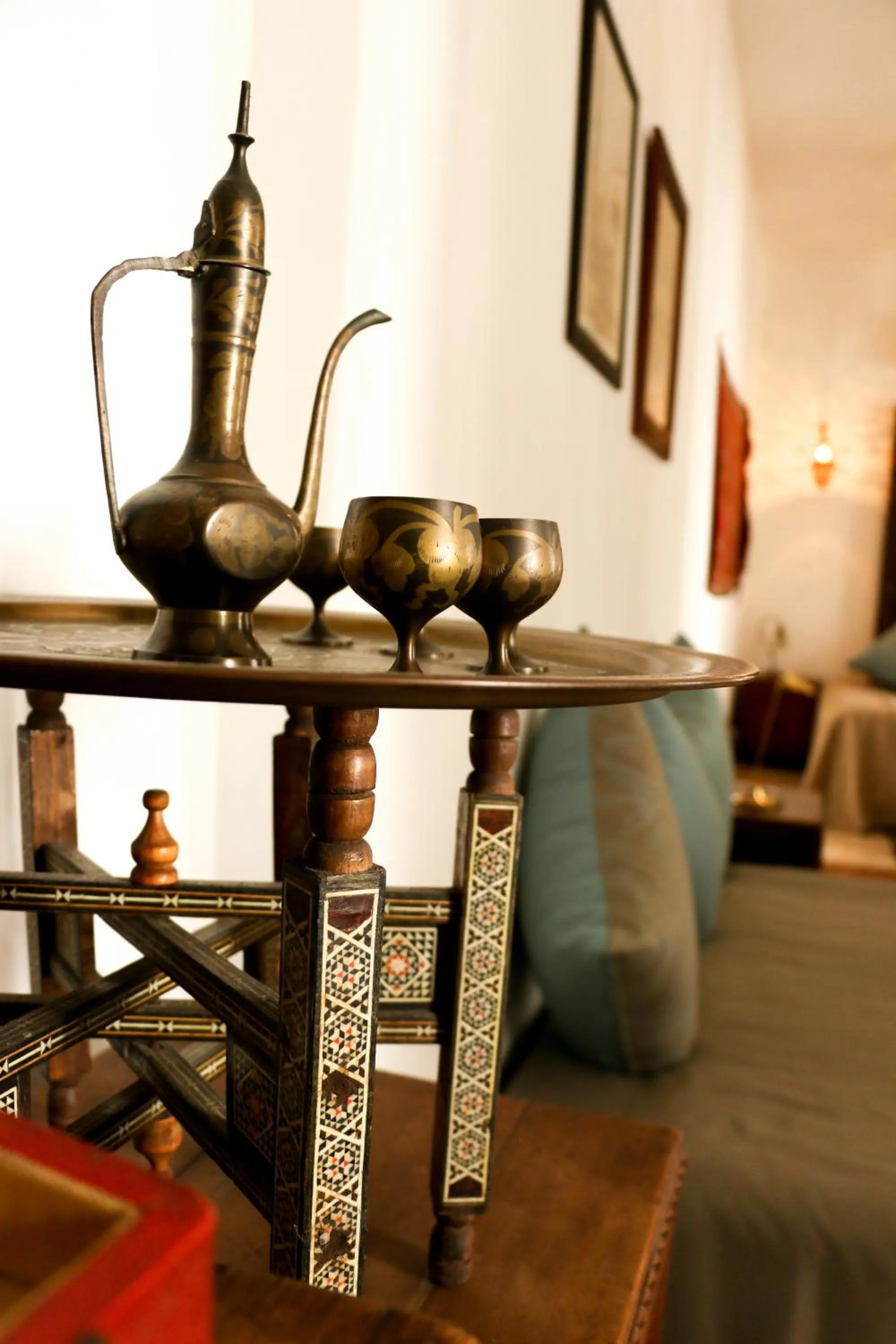 Decorative detail in Riad Bellamane Marrakech