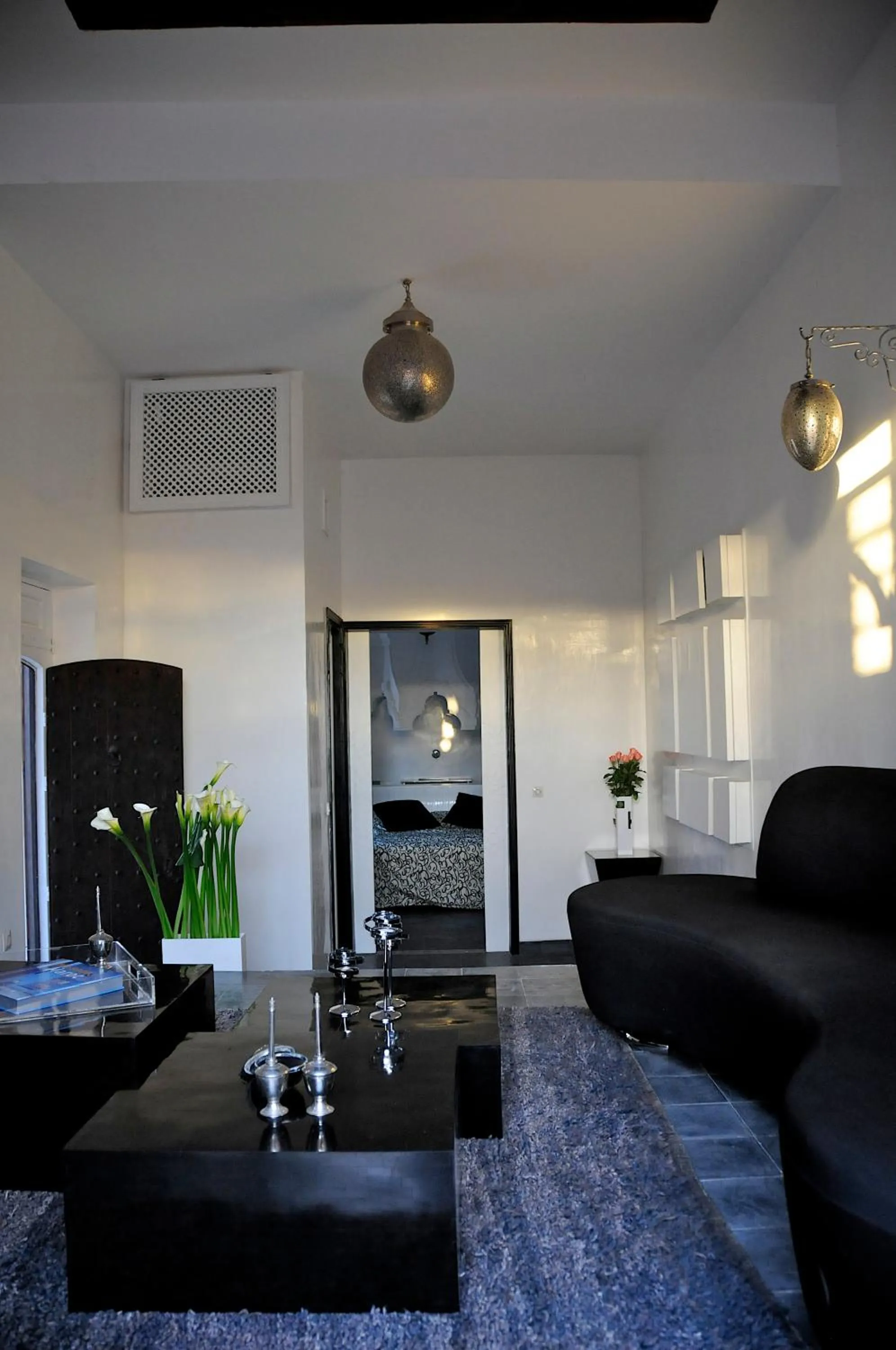 Living room in Riad Bellamane Marrakech
