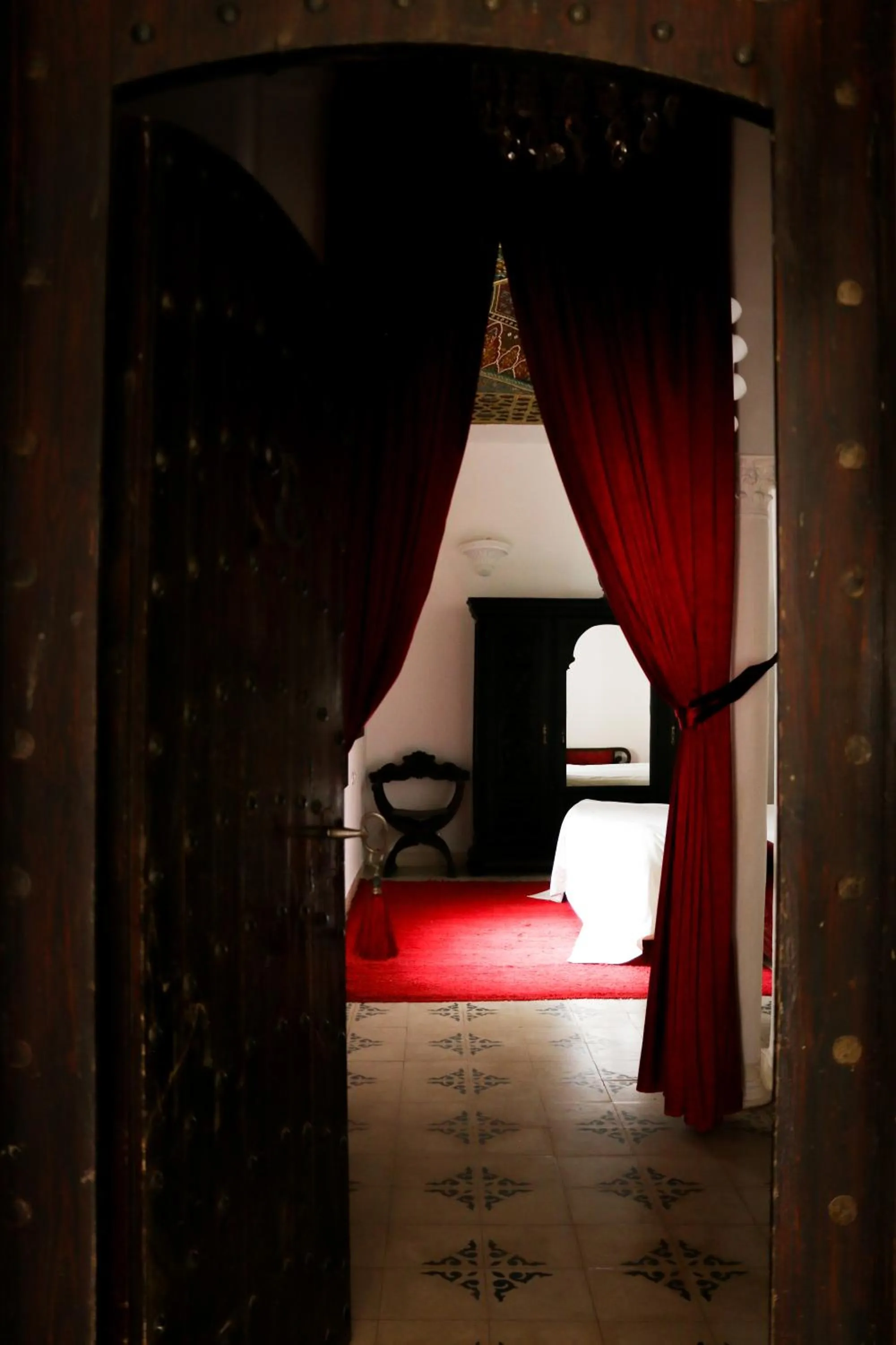 Bed in Riad Bellamane Marrakech