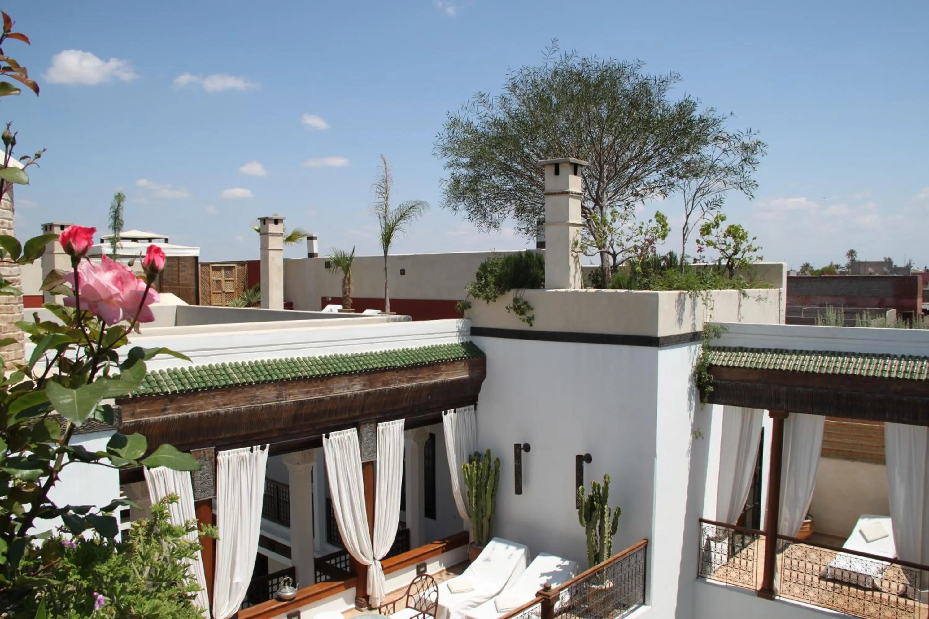 Bird's eye view in Riad Bellamane Marrakech