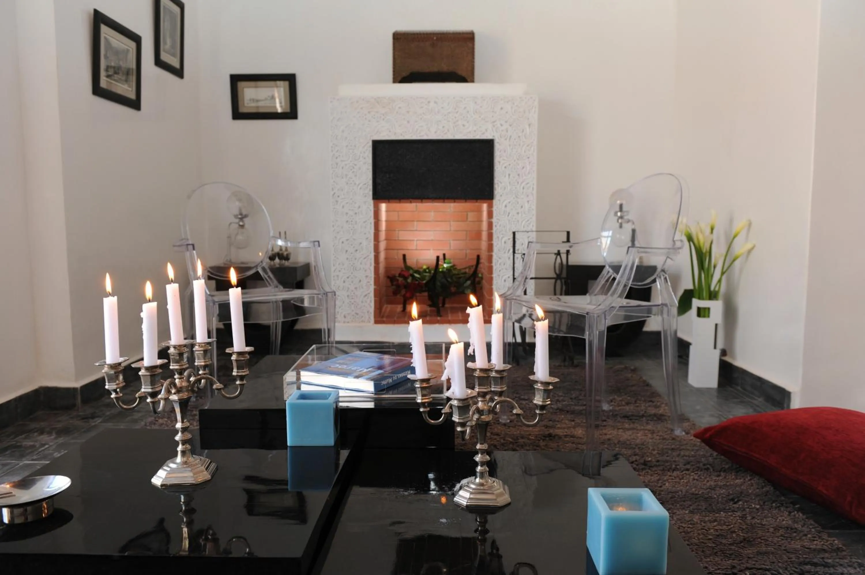 Living room in Riad Bellamane Marrakech